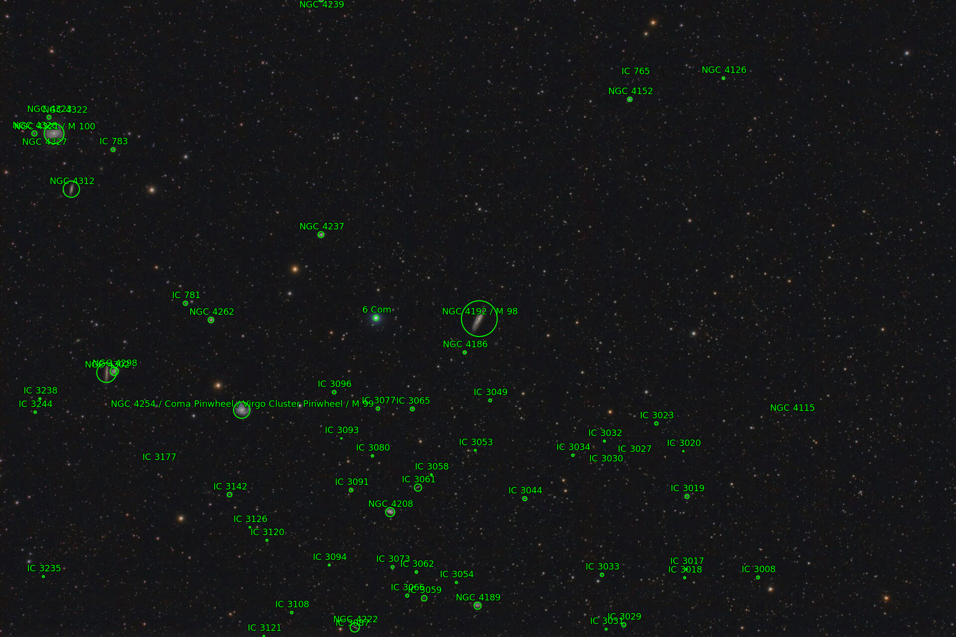 Sternkarten-Overlay (Astrometry.net)