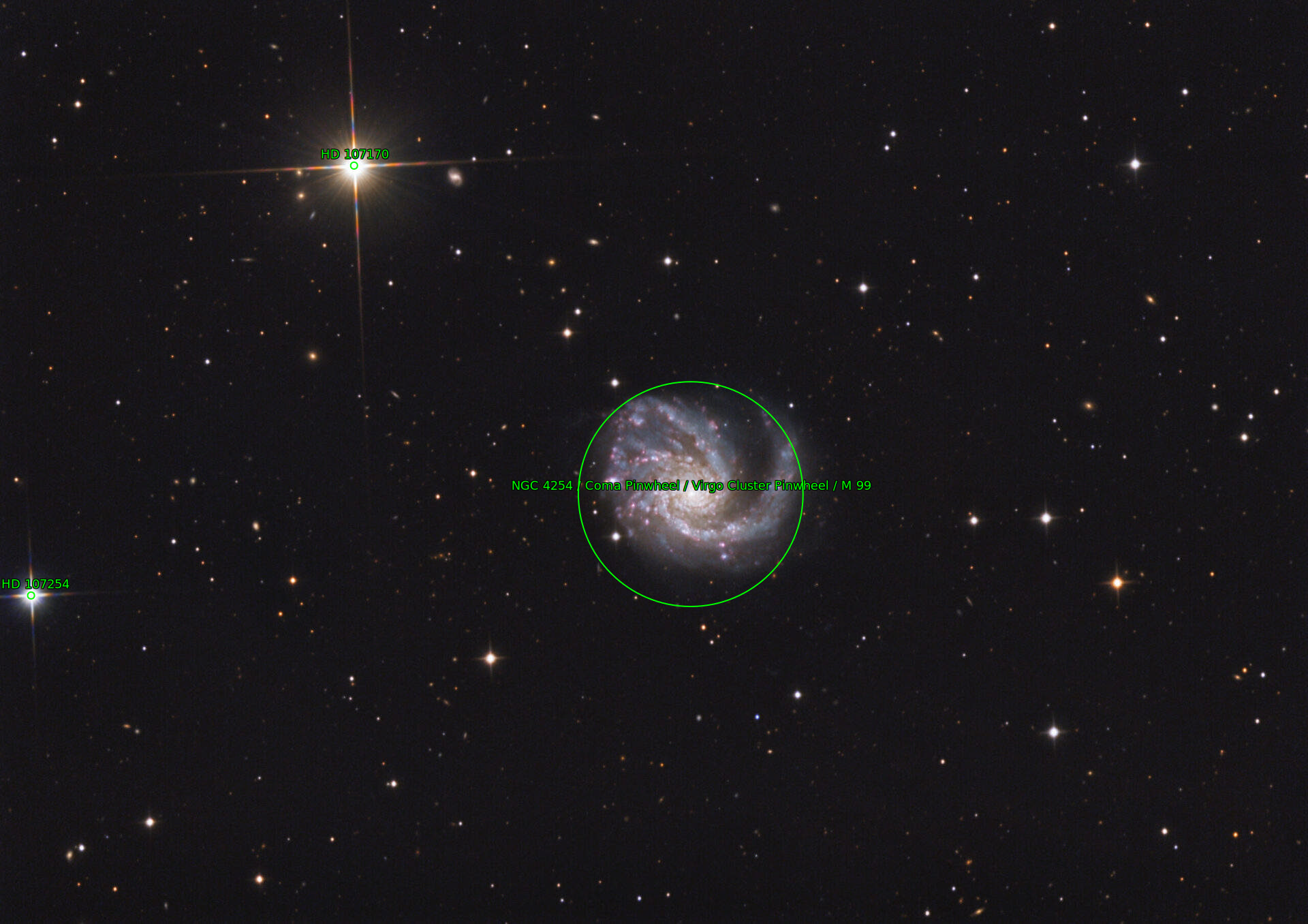 Sternkarten-Overlay (Astrometry.net)
