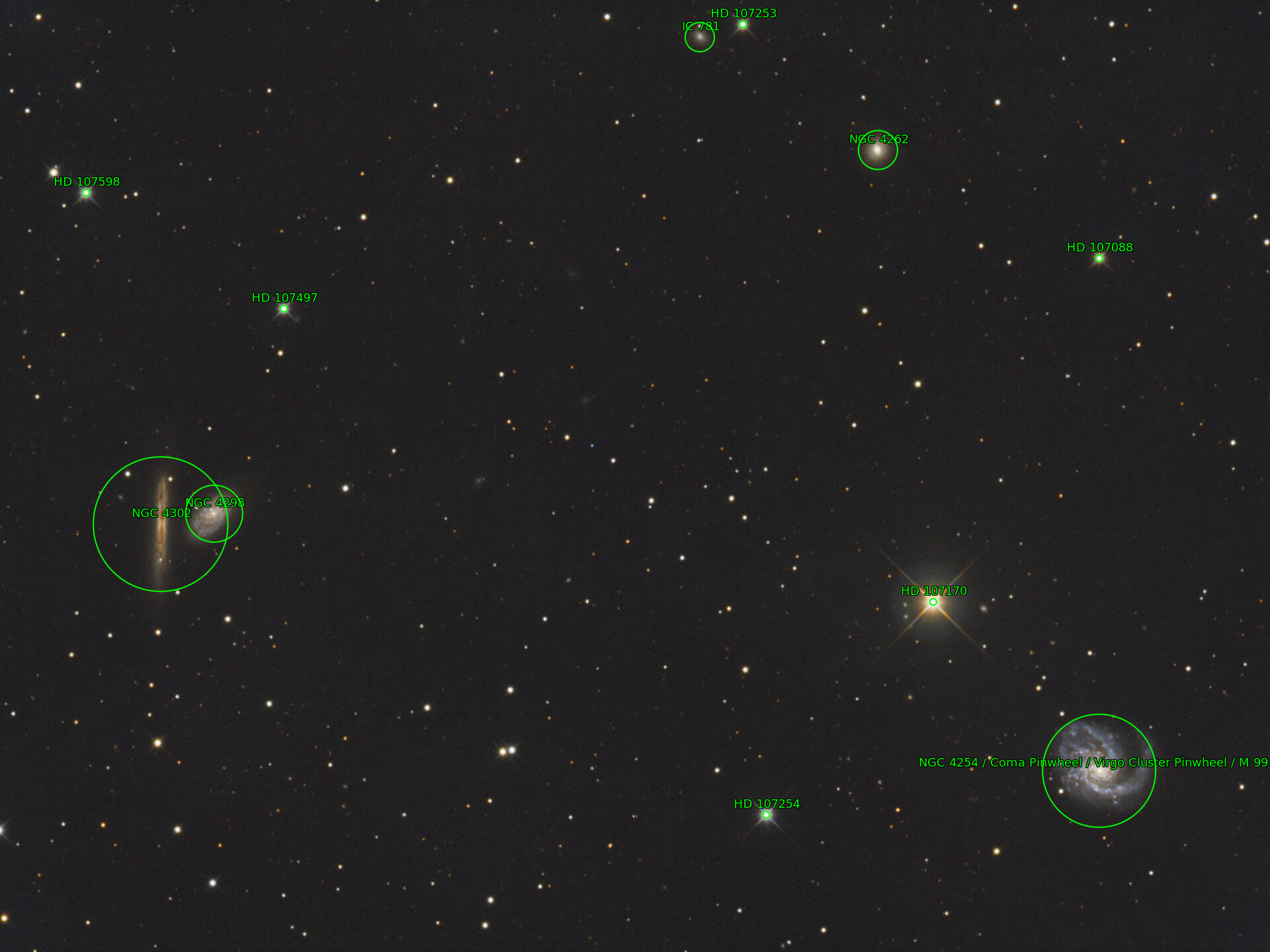 Sternkarten-Overlay (Astrometry.net)