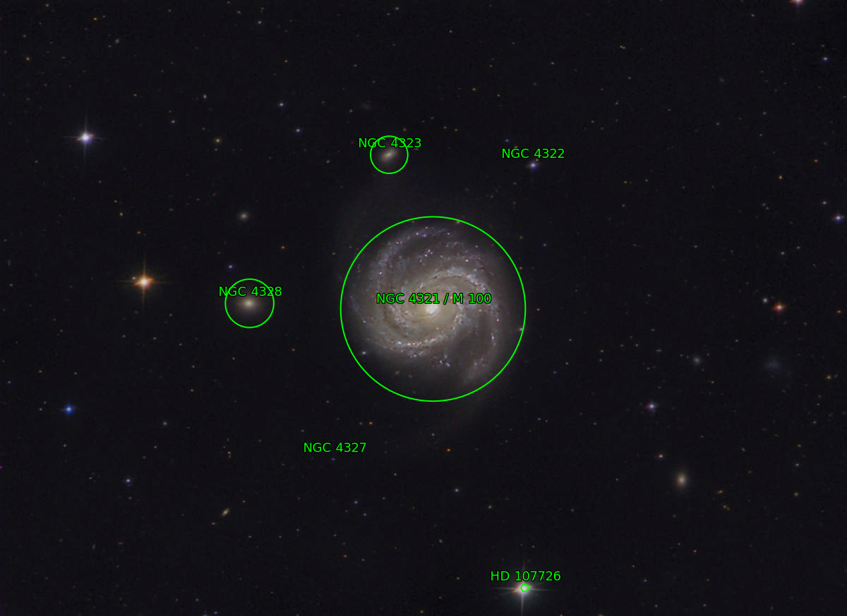 Sternkarten-Overlay (Astrometry.net)