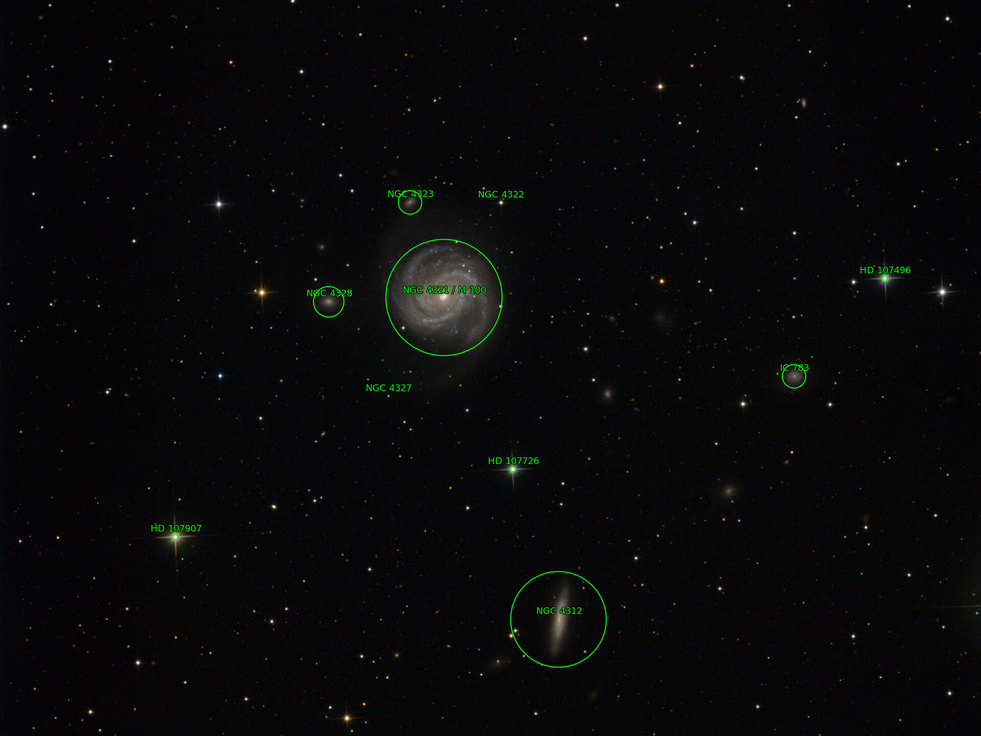 Sternkarten-Overlay (Astrometry.net)