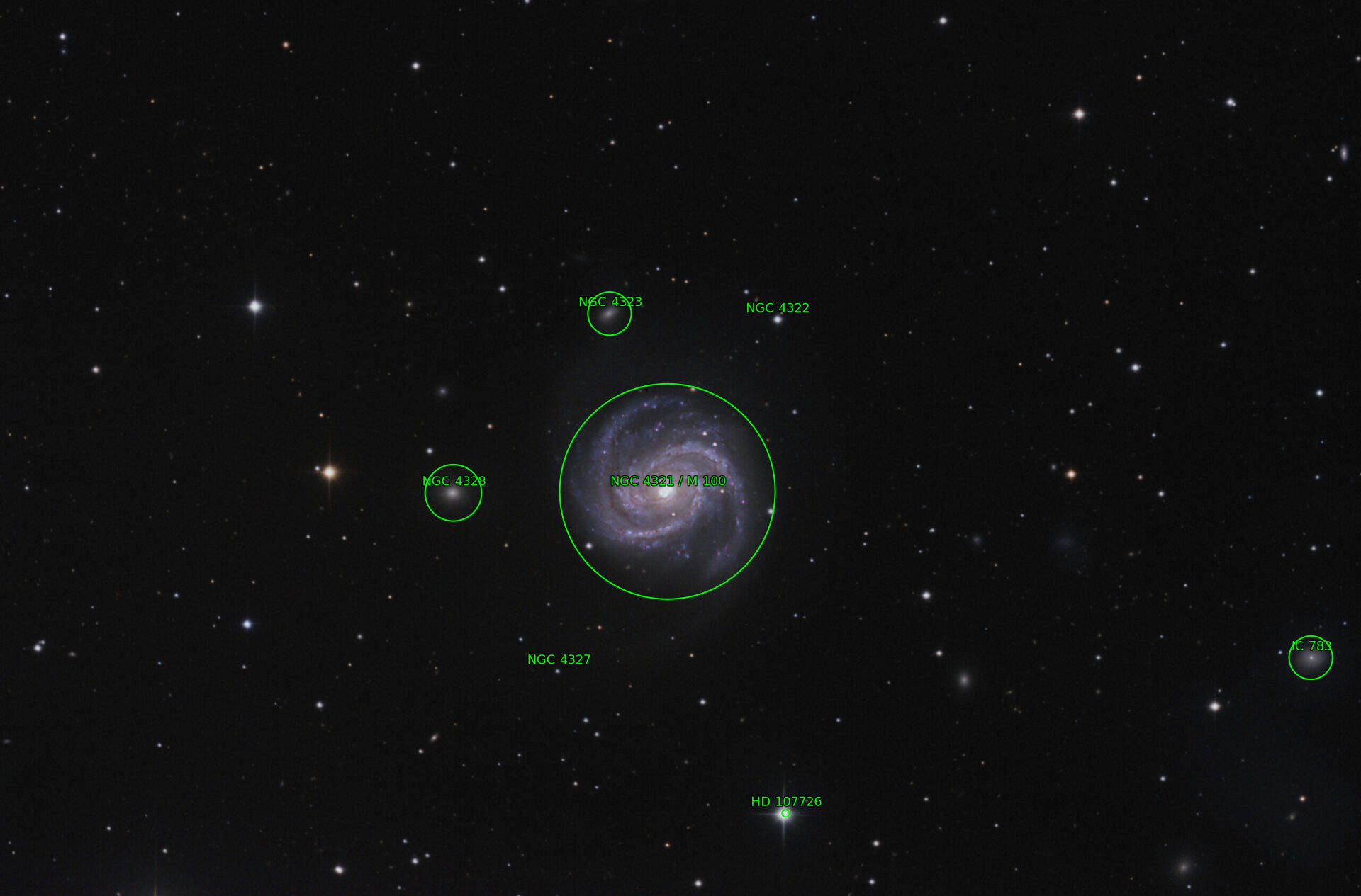 Sternkarten-Overlay (Astrometry.net)