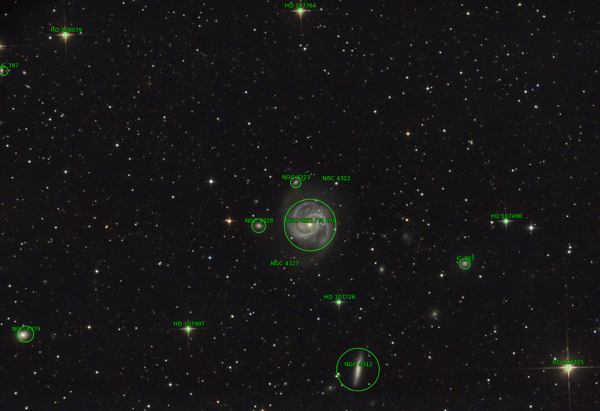 Sternkarten-Overlay (Astrometry.net)