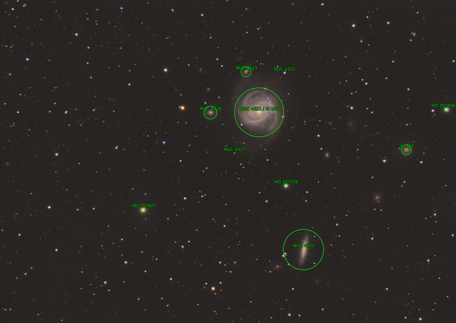 Sternkarten-Overlay (Astrometry.net)