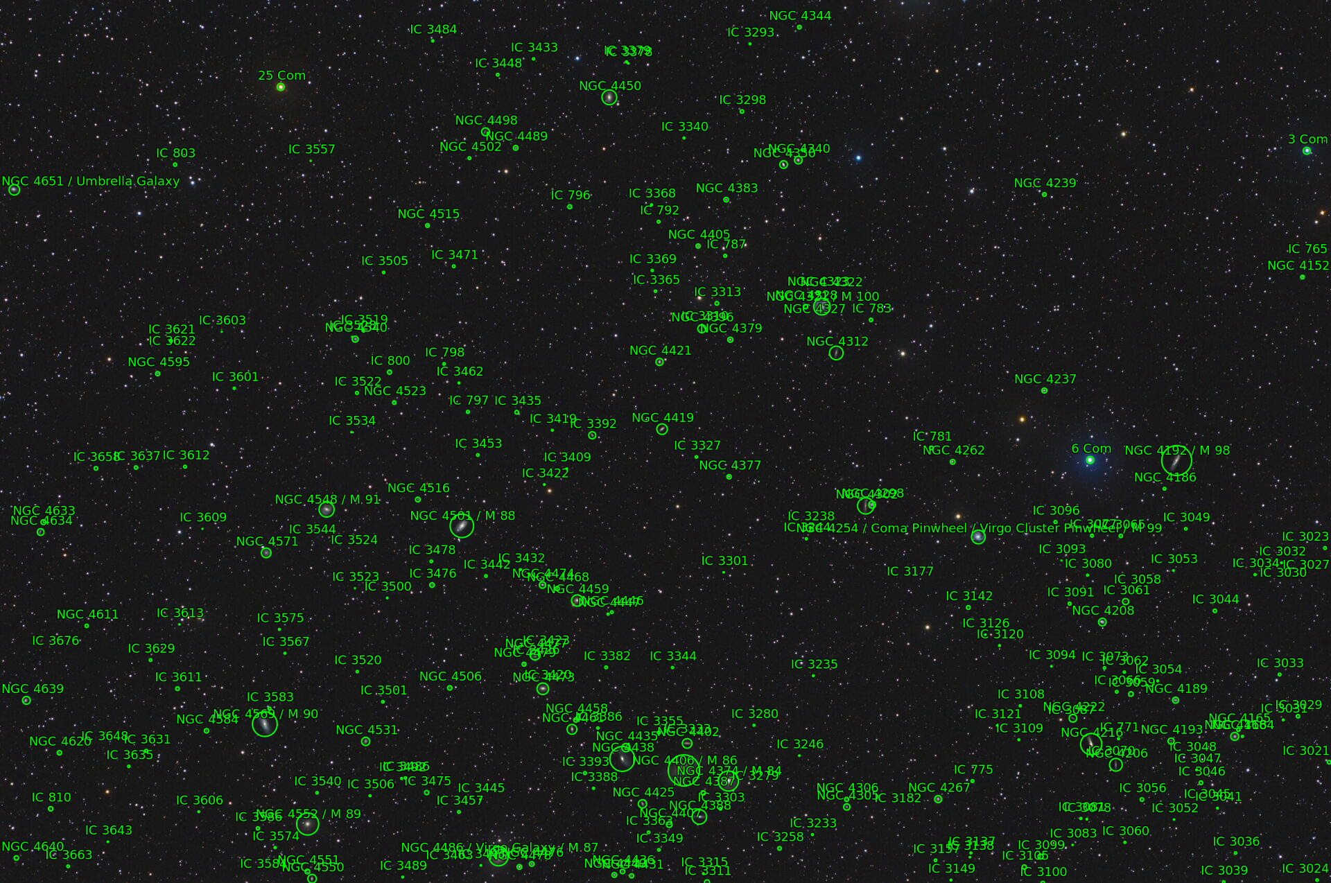 Sternkarten-Overlay (Astrometry.net)