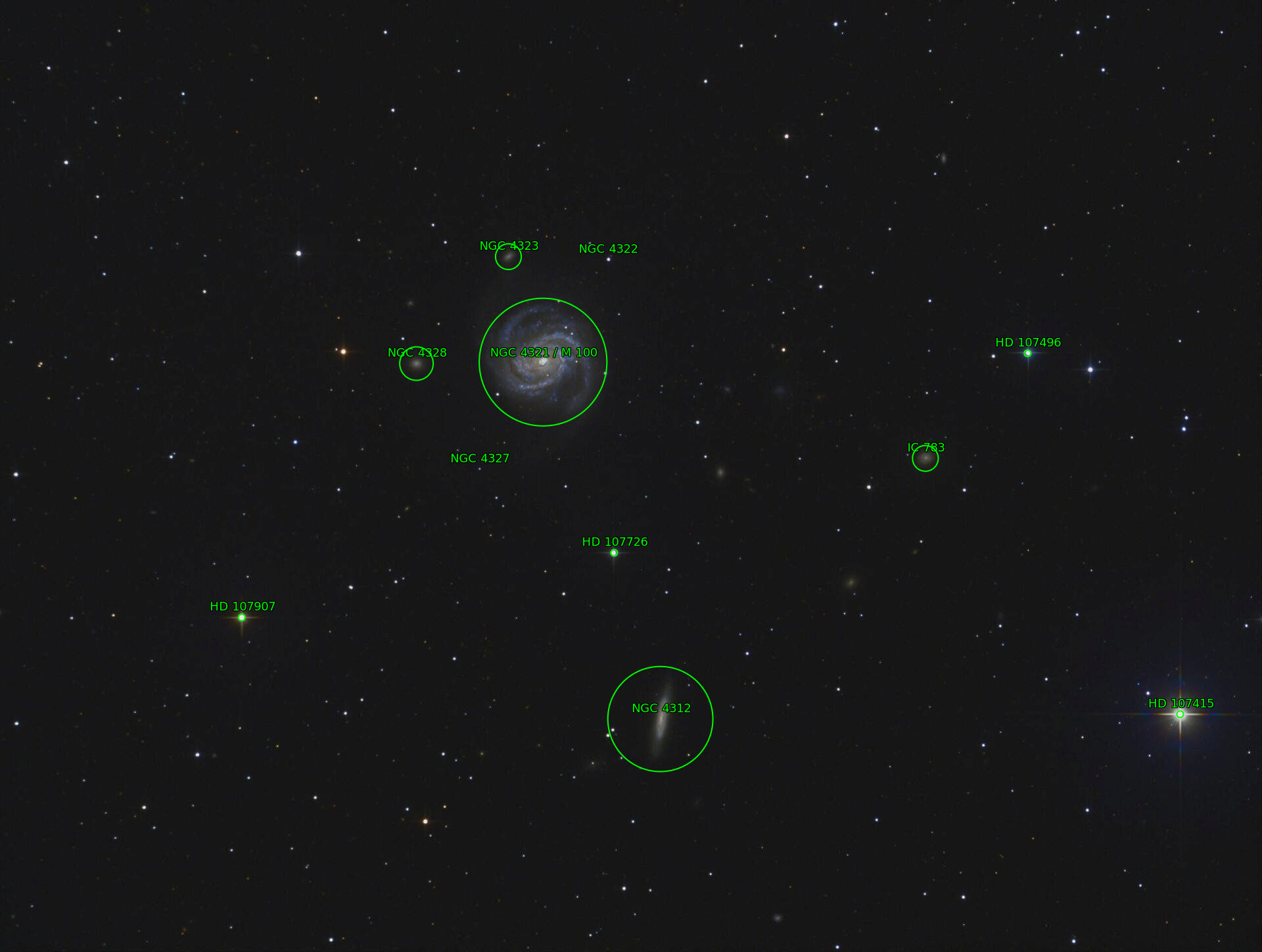 Sternkarten-Overlay (Astrometry.net)
