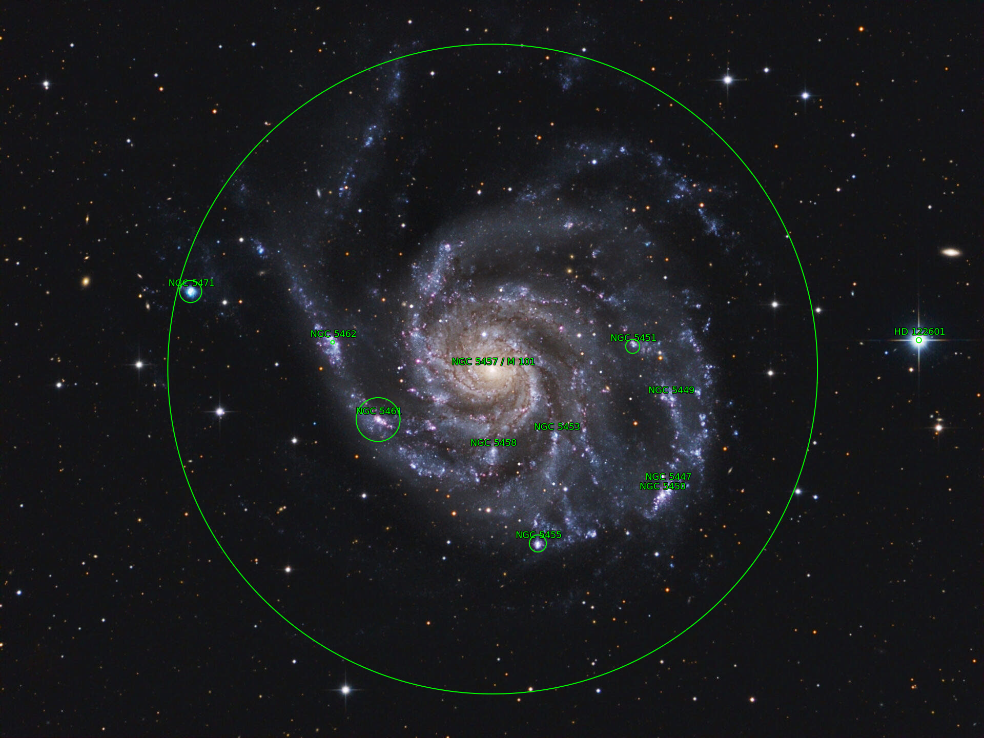 Sternkarten-Overlay (Astrometry.net)