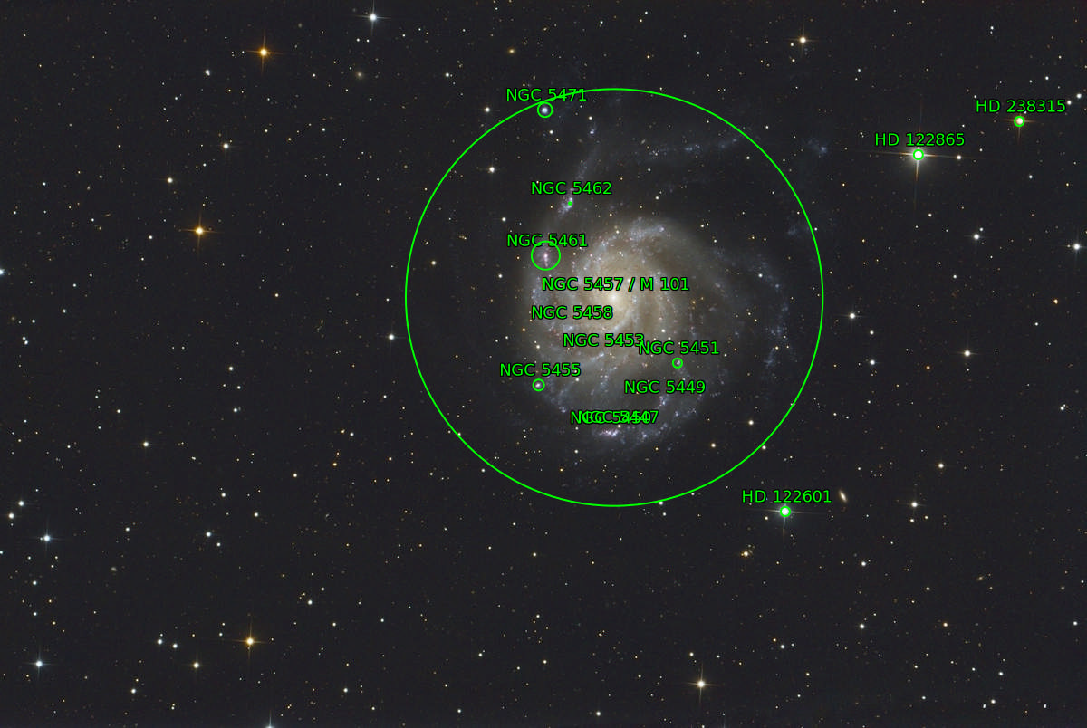 Sternkarten-Overlay (Astrometry.net)