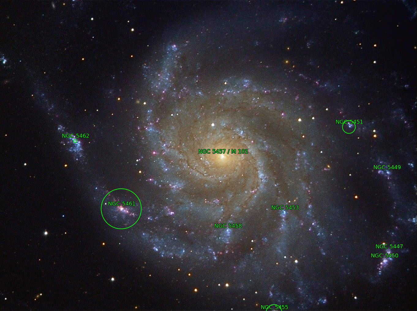 Sternkarten-Overlay (Astrometry.net)