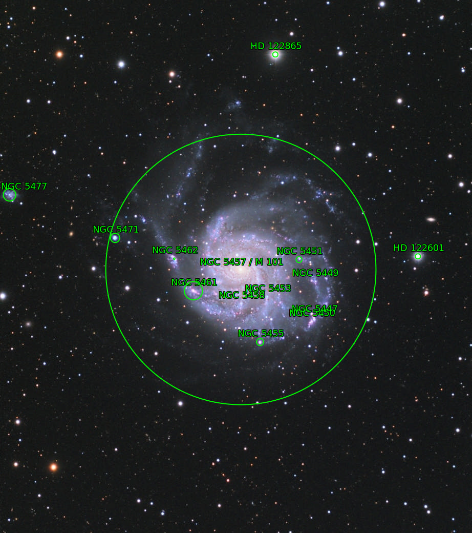 Sternkarten-Overlay (Astrometry.net)