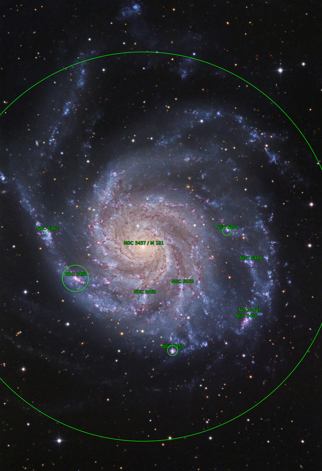 Sternkarten-Overlay (Astrometry.net)