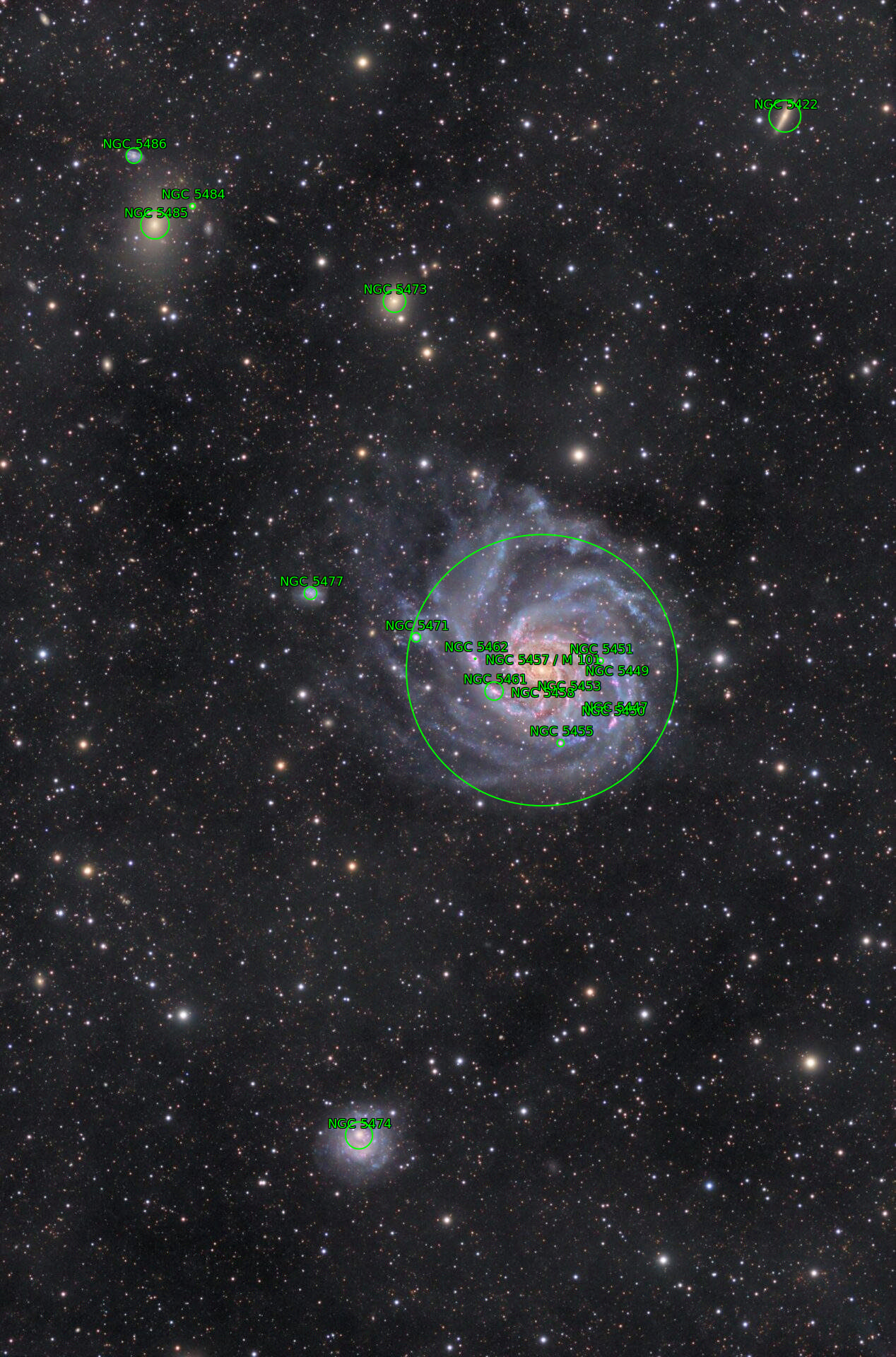 Sternkarten-Overlay (Astrometry.net)
