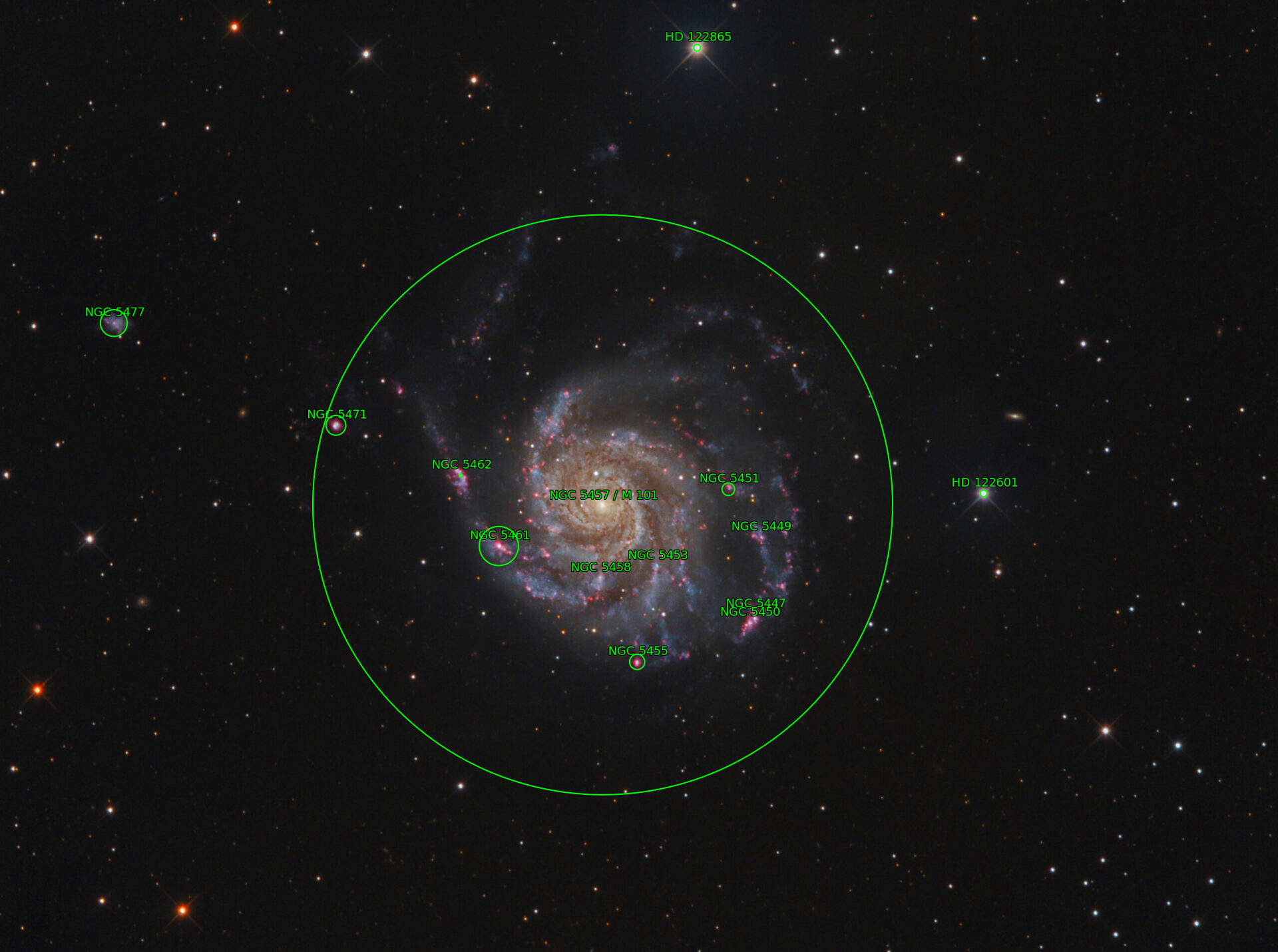 Sternkarten-Overlay (Astrometry.net)