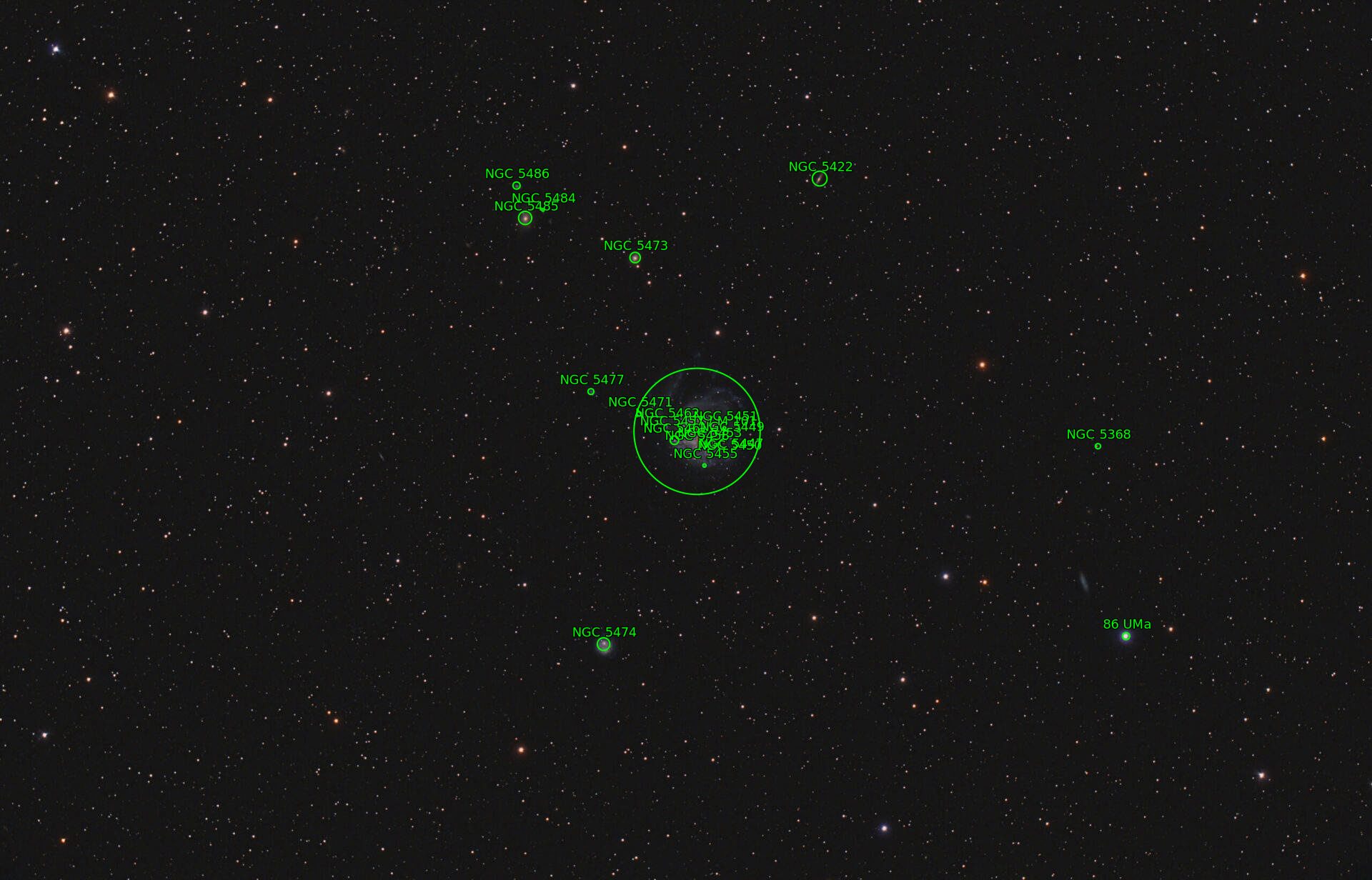 Sternkarten-Overlay (Astrometry.net)
