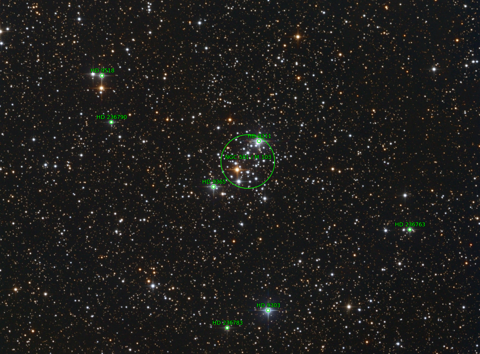 Sternkarten-Overlay (Astrometry.net)