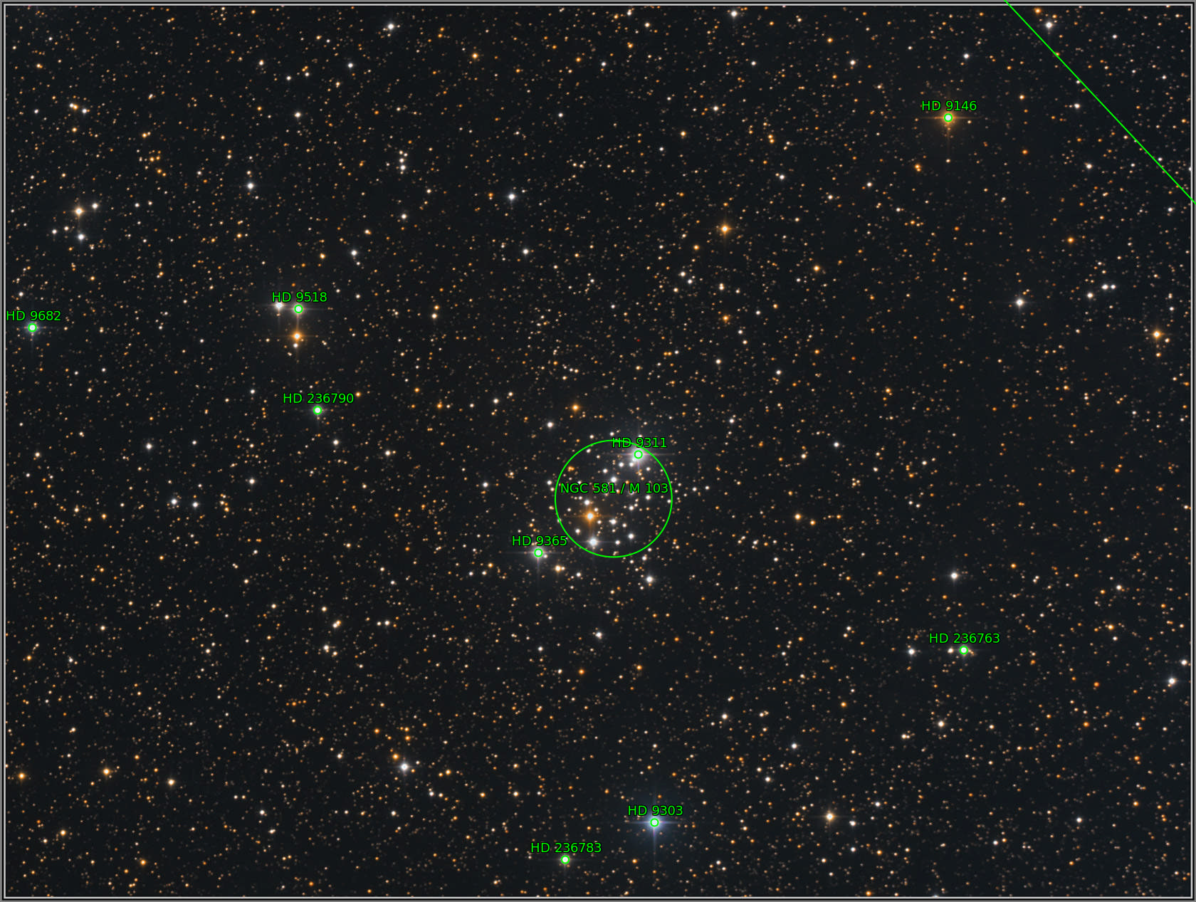 Sternkarten-Overlay (Astrometry.net)