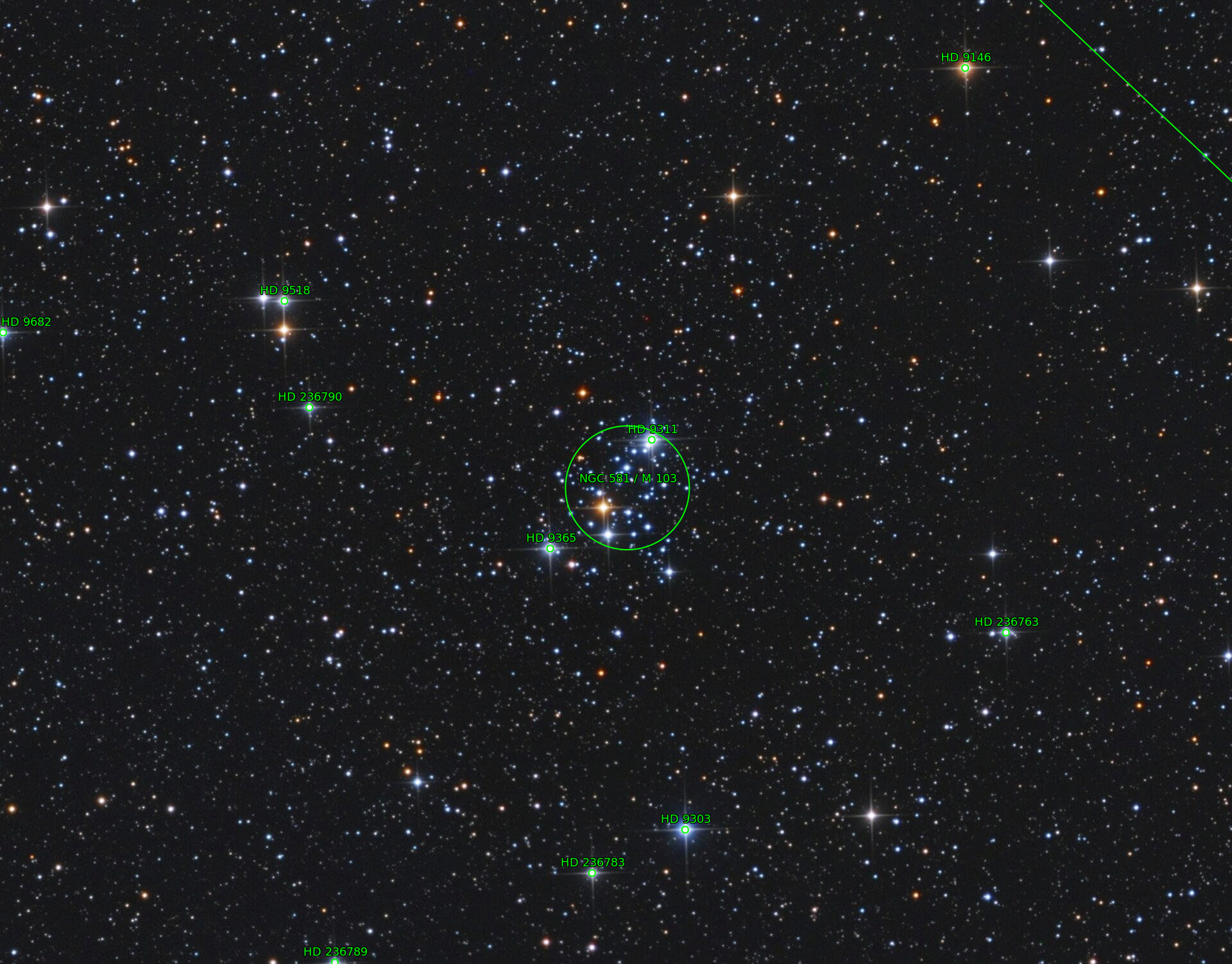Sternkarten-Overlay (Astrometry.net)