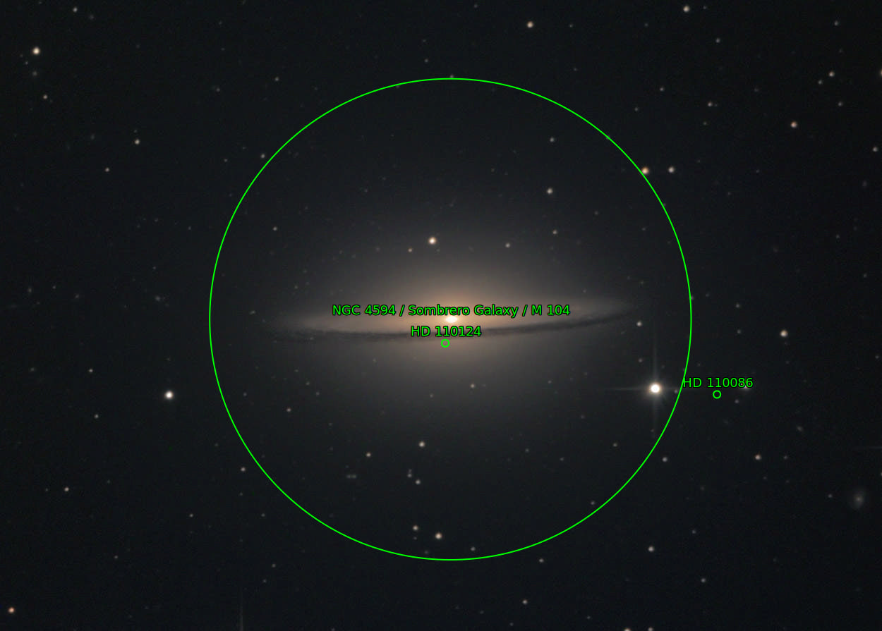 Sternkarten-Overlay (Astrometry.net)