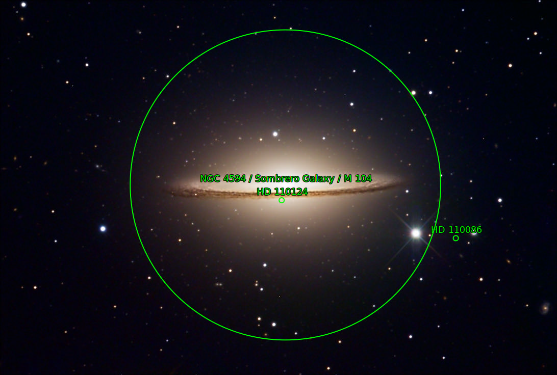 Sternkarten-Overlay (Astrometry.net)
