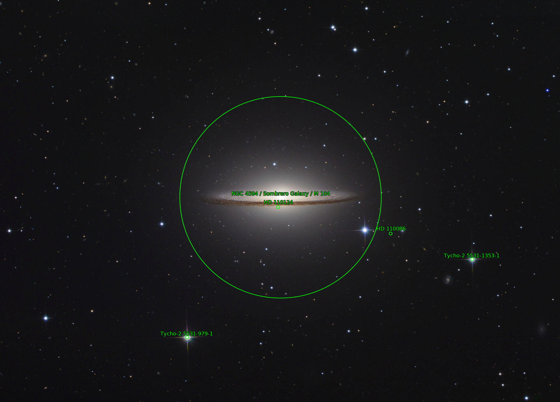 Sternkarten-Overlay (Astrometry.net)