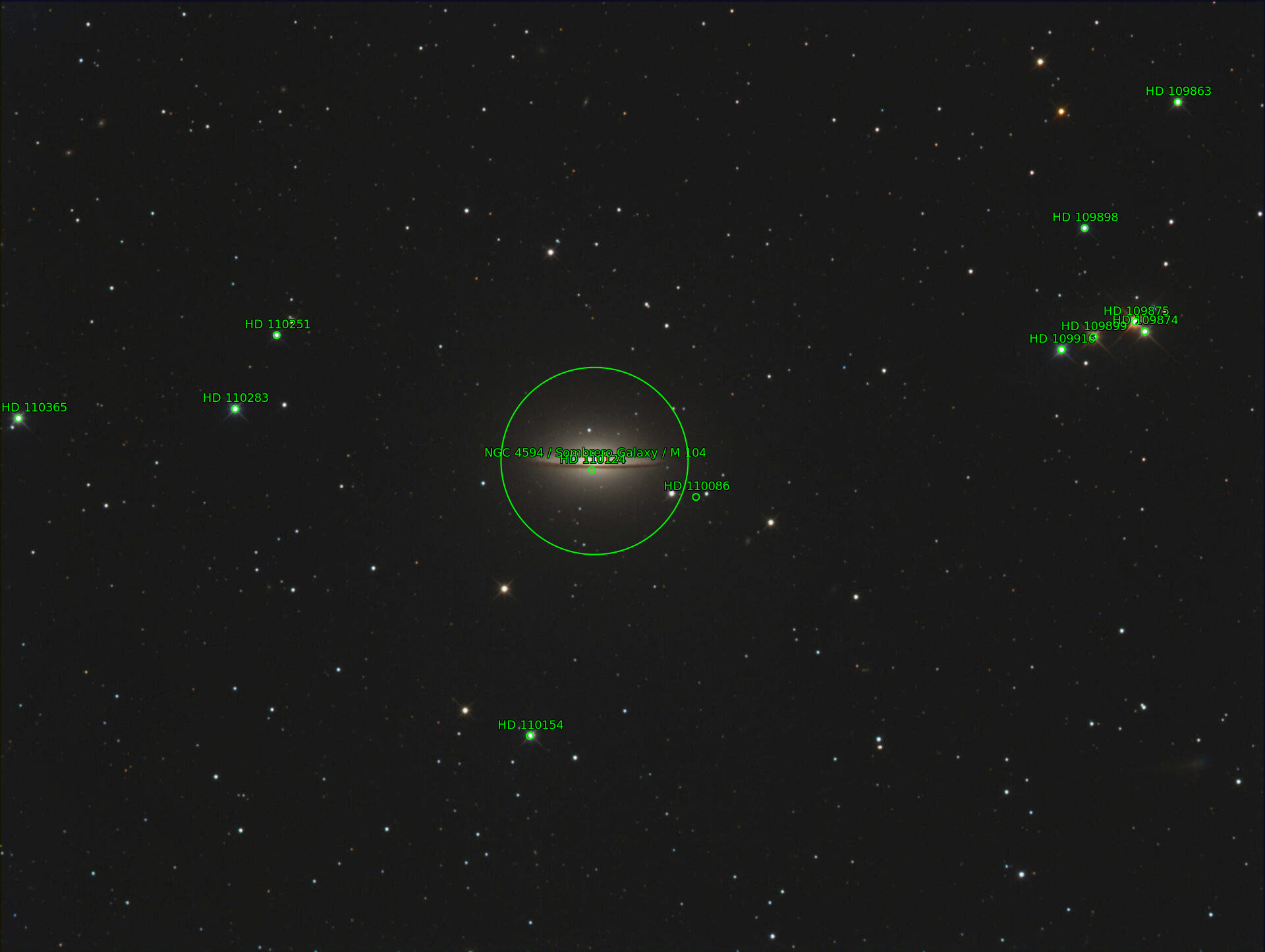 Sternkarten-Overlay (Astrometry.net)