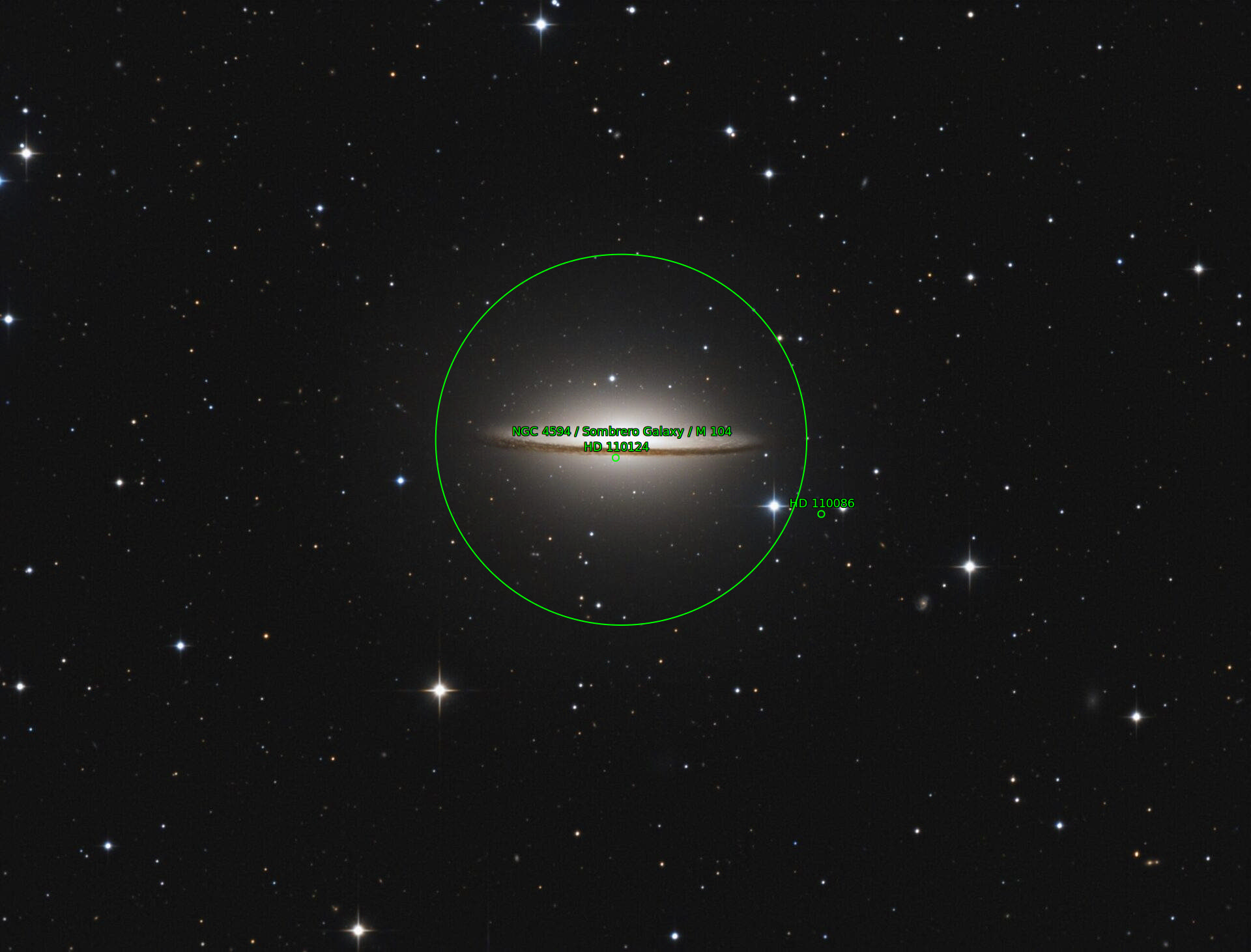 Sternkarten-Overlay (Astrometry.net)