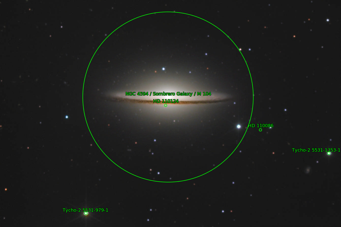 Sternkarten-Overlay (Astrometry.net)
