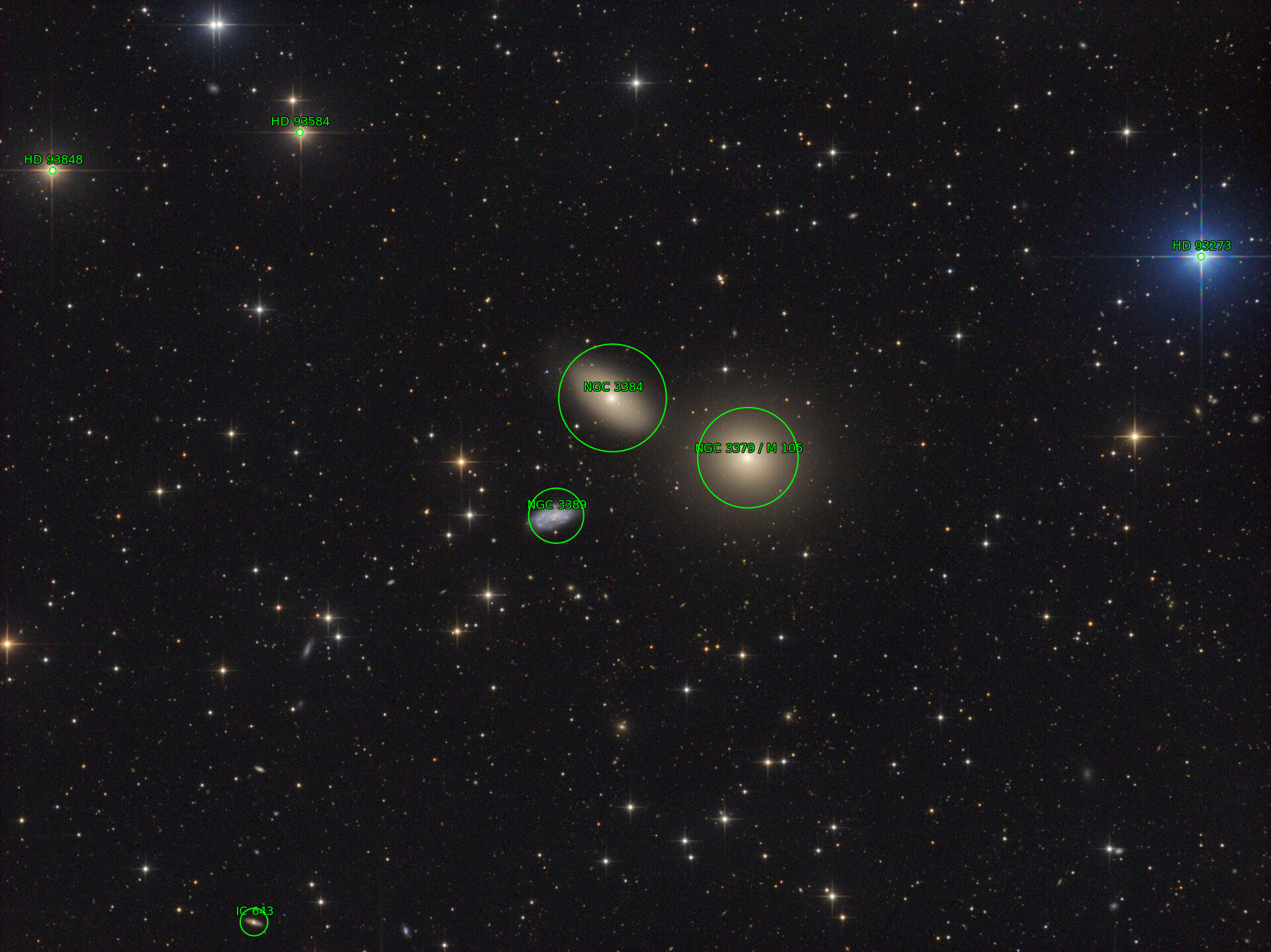 Sternkarten-Overlay (Astrometry.net)