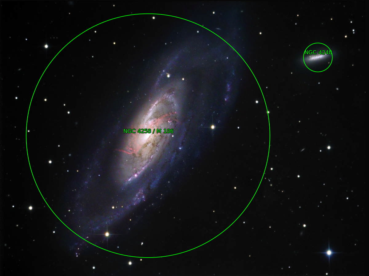 Sternkarten-Overlay (Astrometry.net)