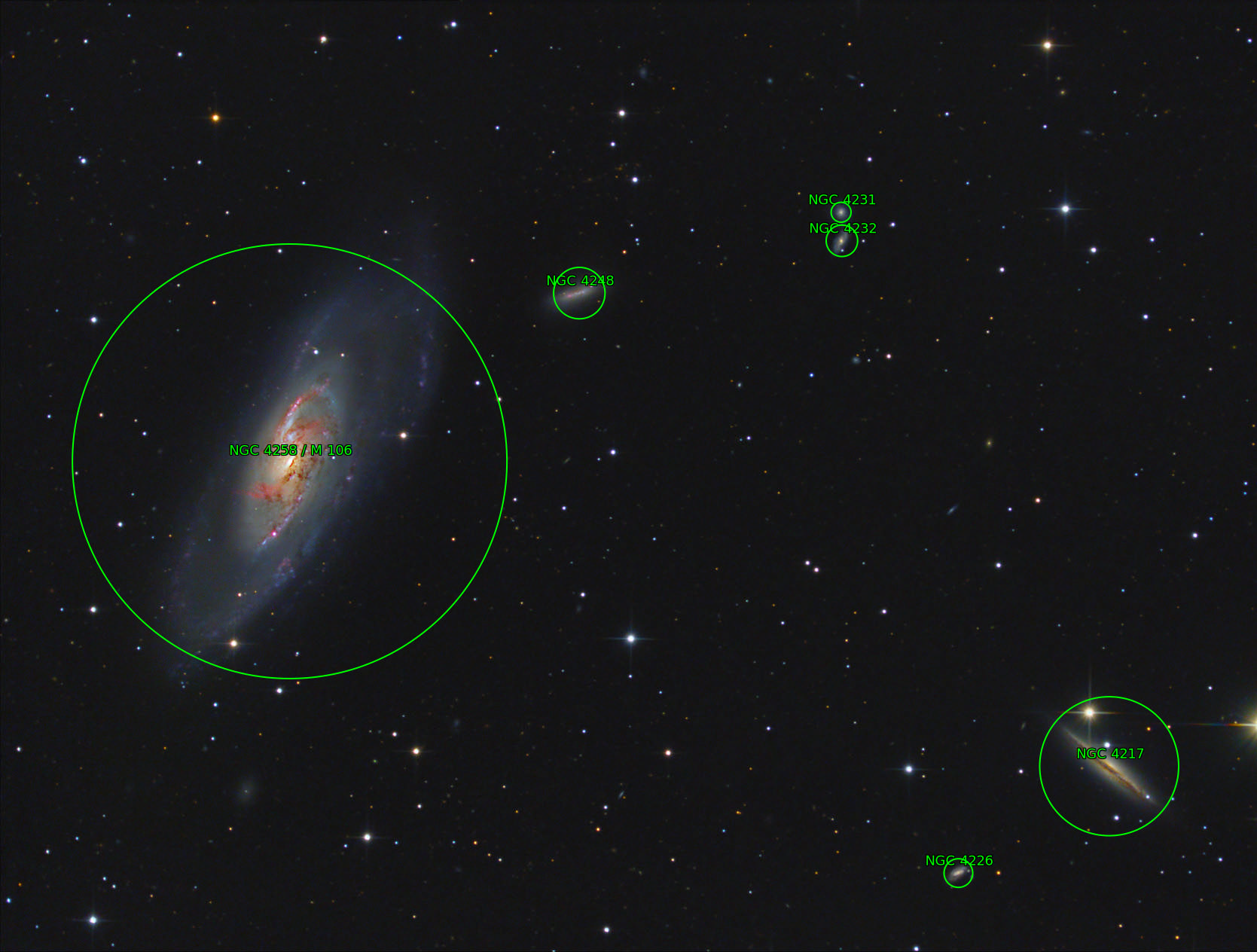 Sternkarten-Overlay (Astrometry.net)