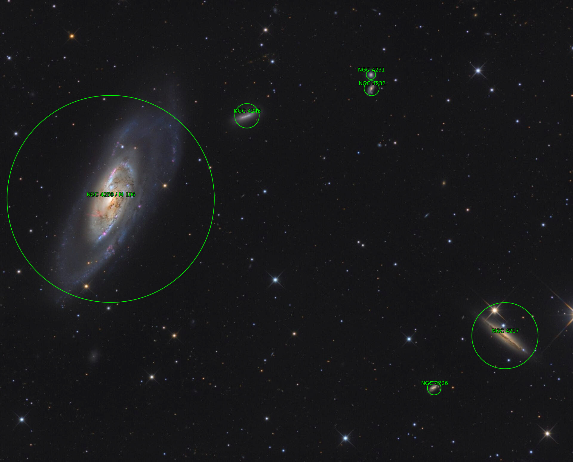 Sternkarten-Overlay (Astrometry.net)