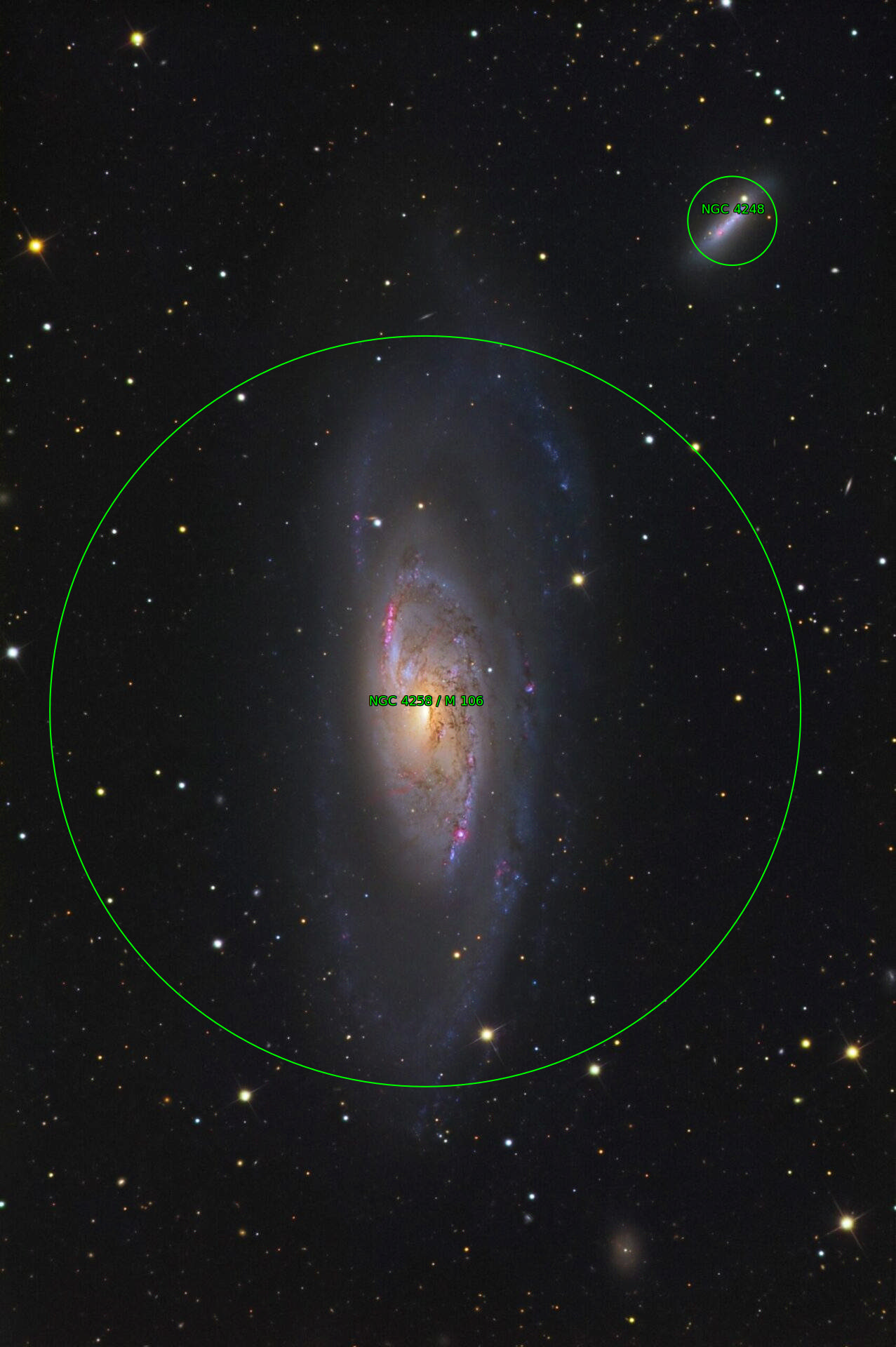 Sternkarten-Overlay (Astrometry.net)