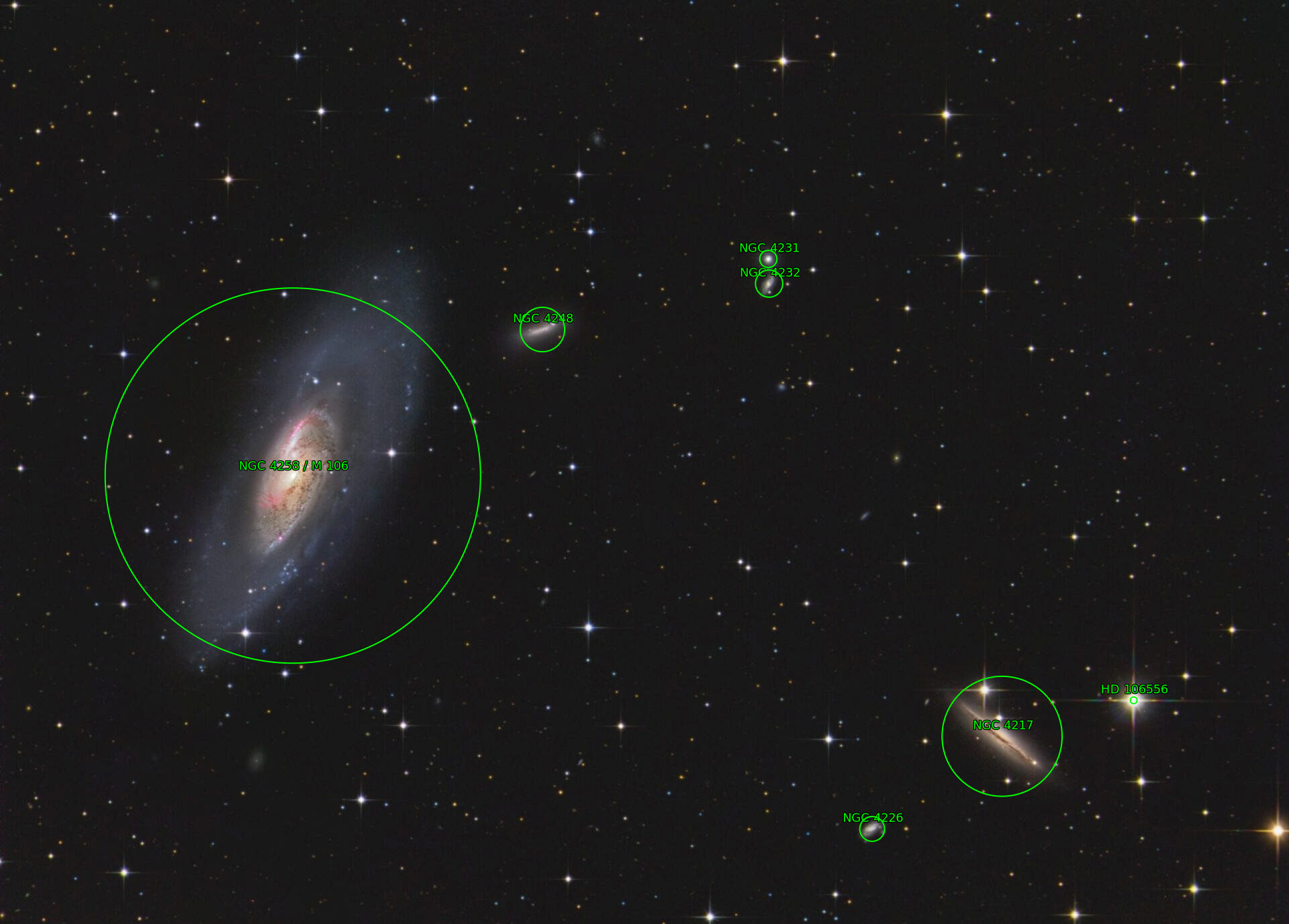 Sternkarten-Overlay (Astrometry.net)