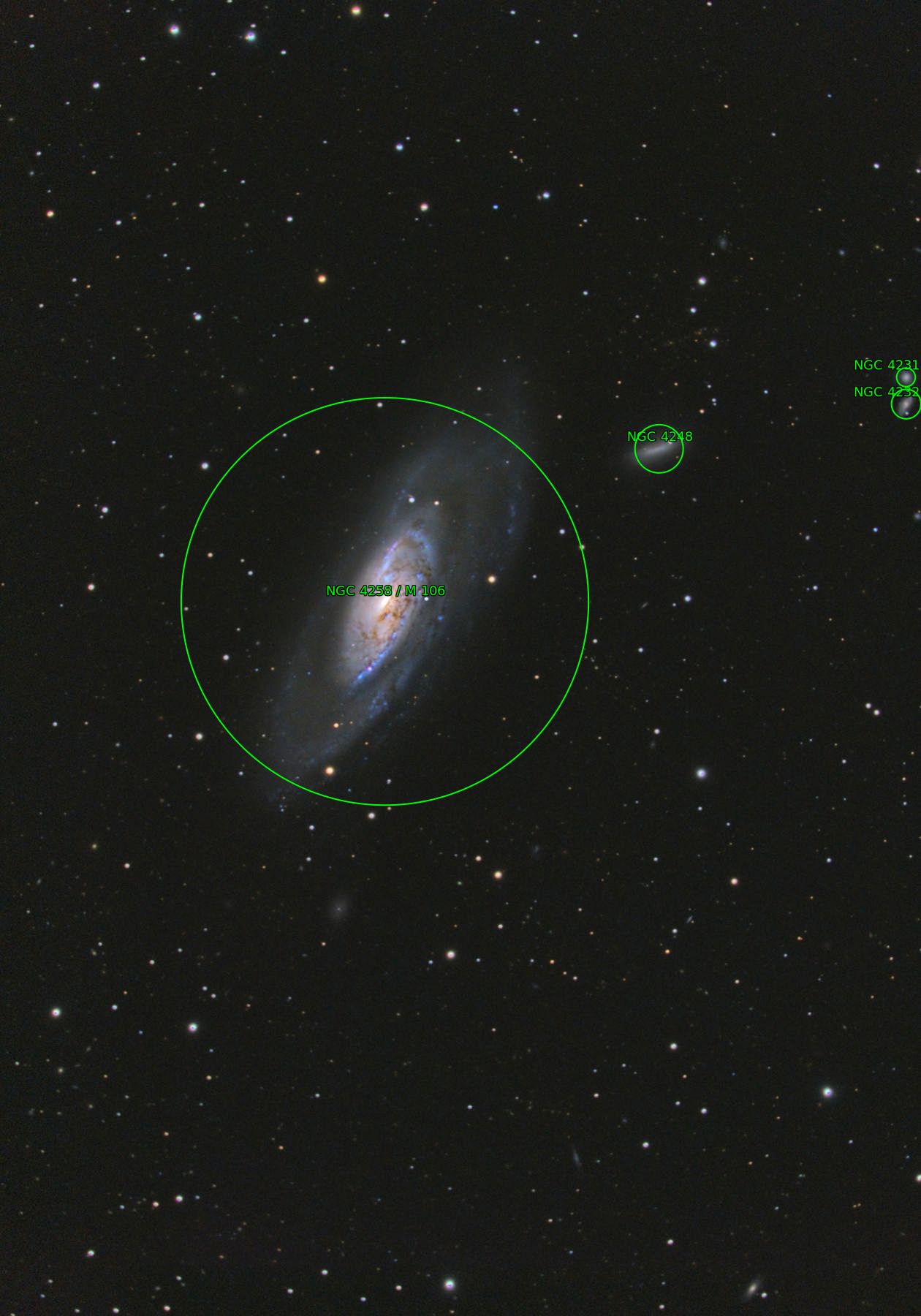 Sternkarten-Overlay (Astrometry.net)