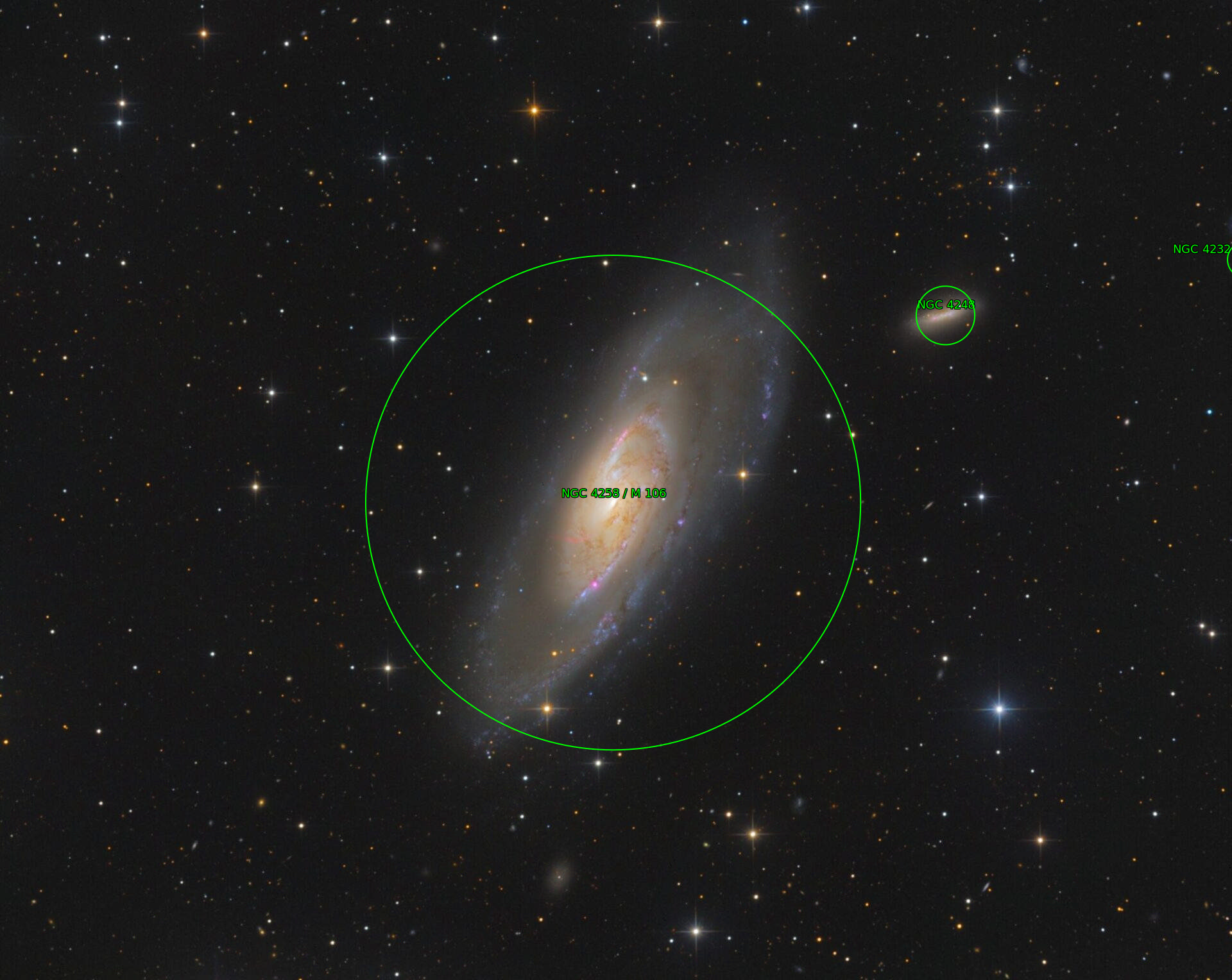 Sternkarten-Overlay (Astrometry.net)