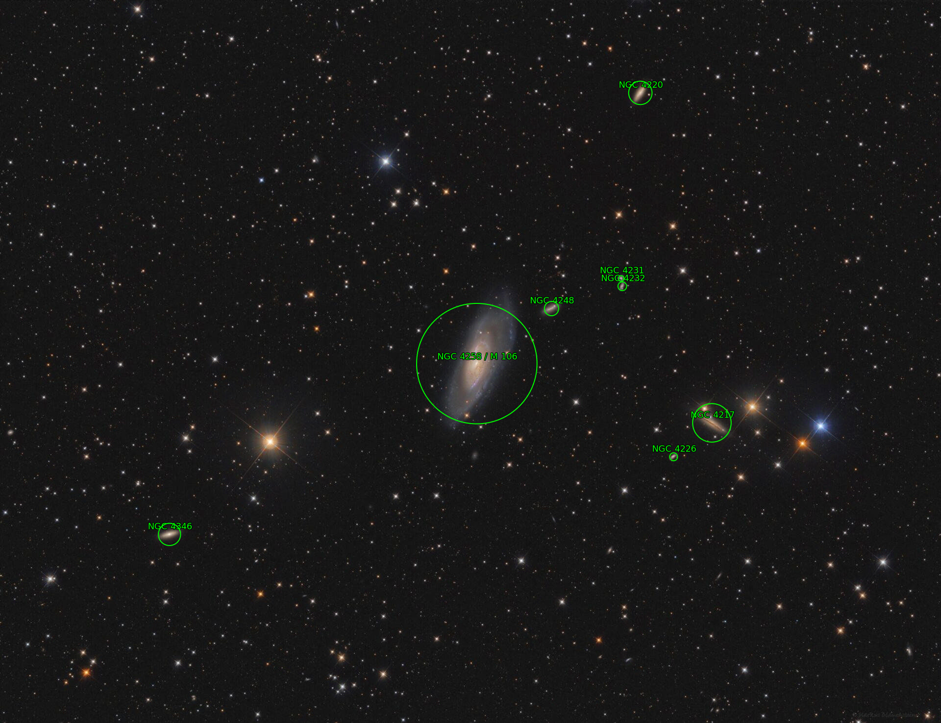 Sternkarten-Overlay (Astrometry.net)