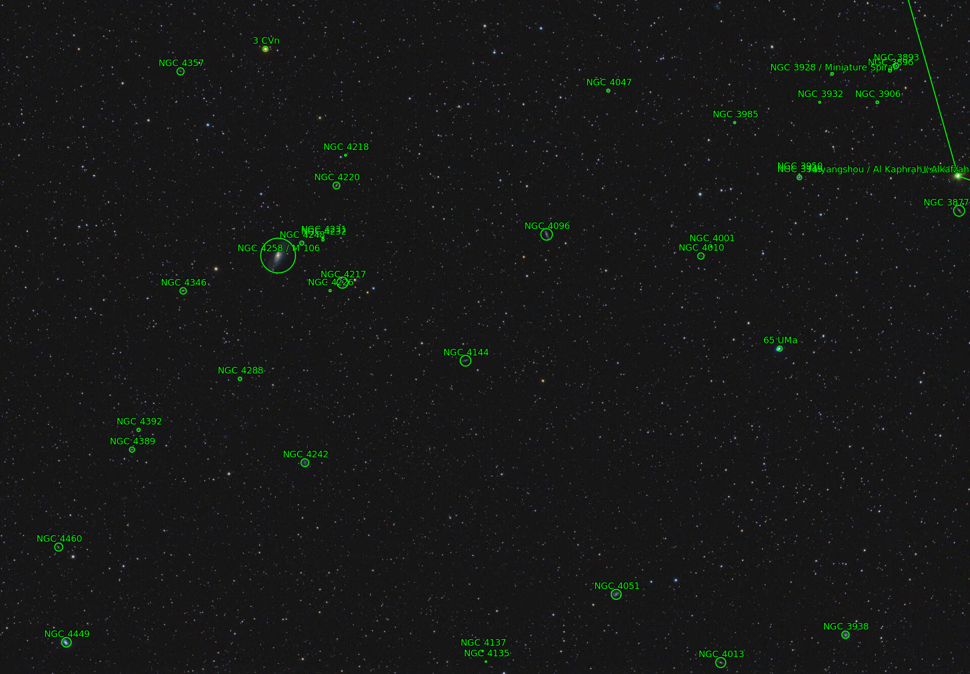 Sternkarten-Overlay (Astrometry.net)
