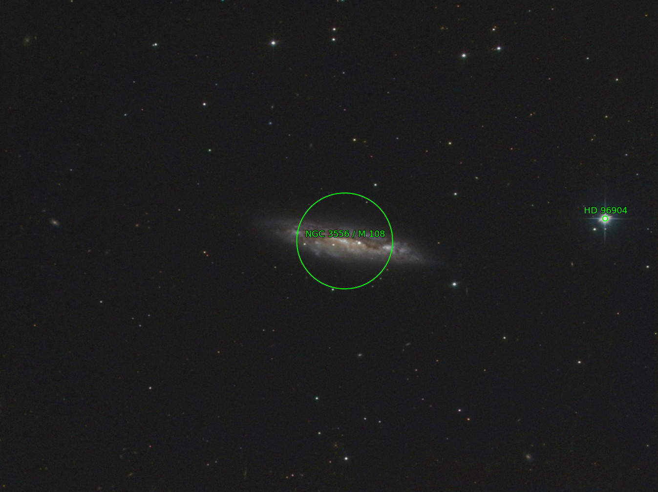 Sternkarten-Overlay (Astrometry.net)