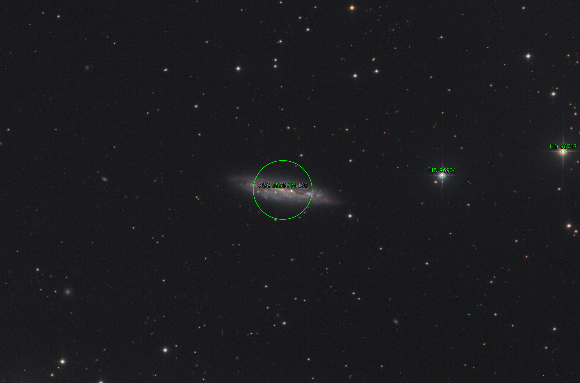 Sternkarten-Overlay (Astrometry.net)