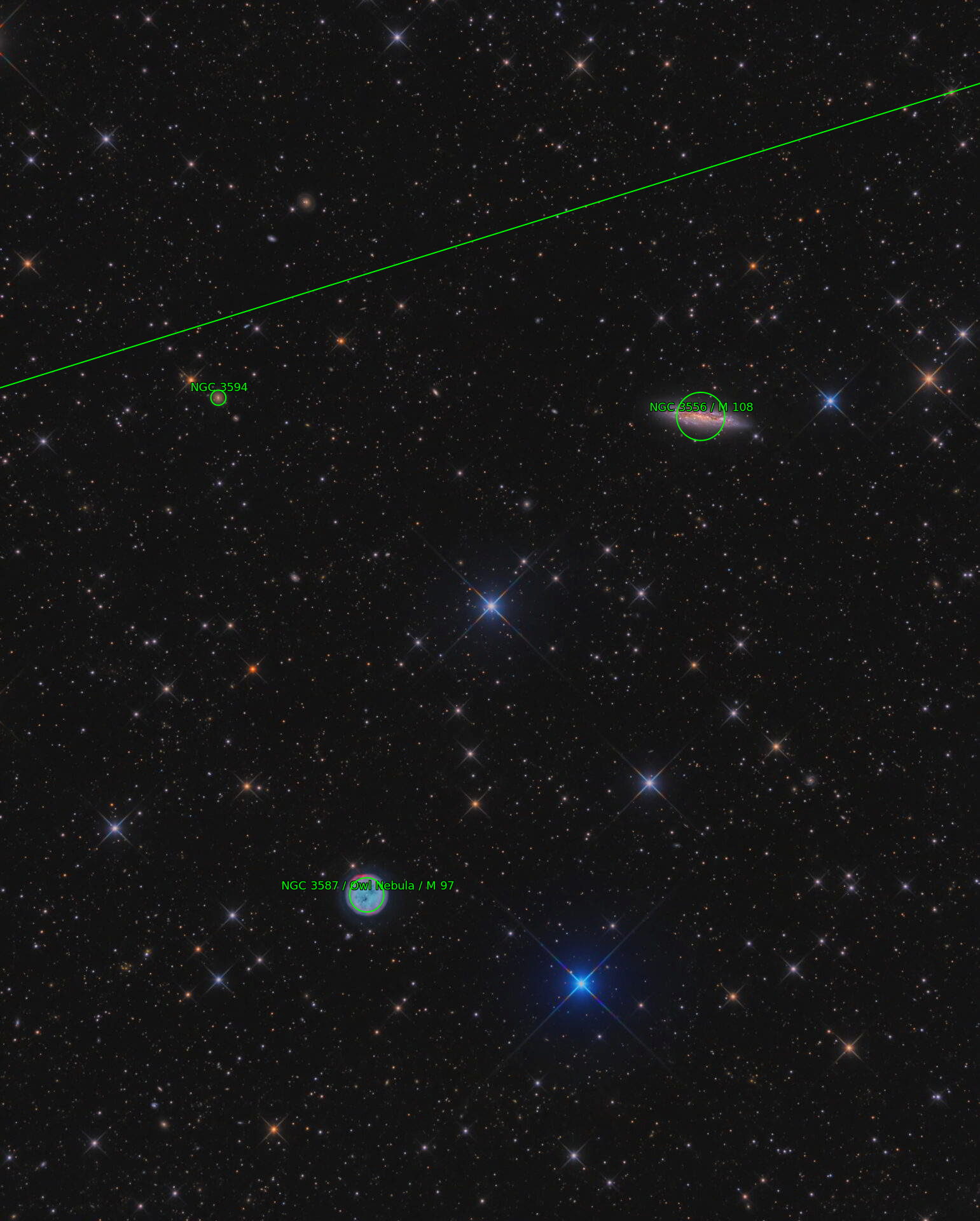 Sternkarten-Overlay (Astrometry.net)