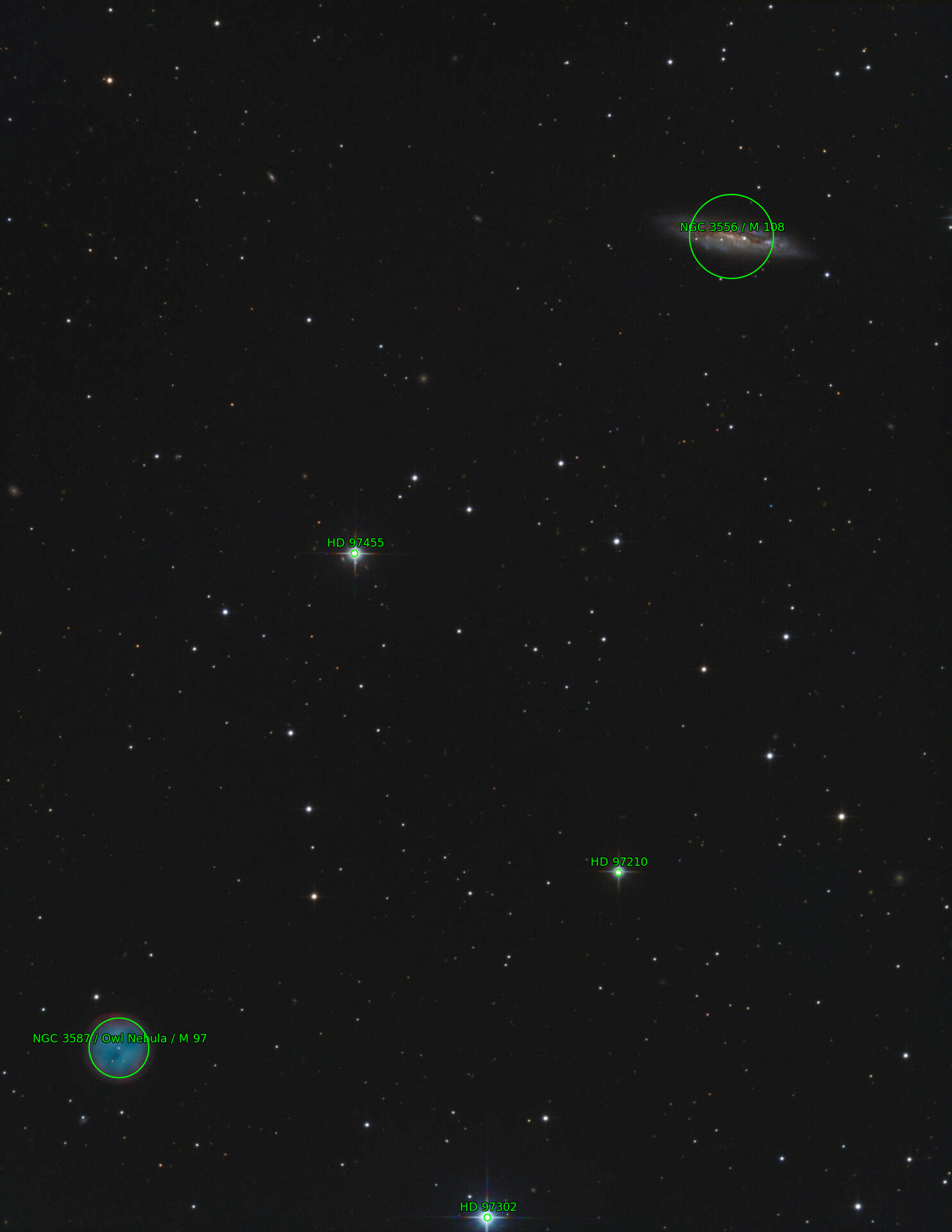 Sternkarten-Overlay (Astrometry.net)