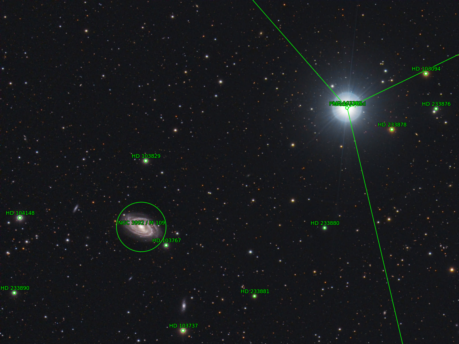 Sternkarten-Overlay (Astrometry.net)