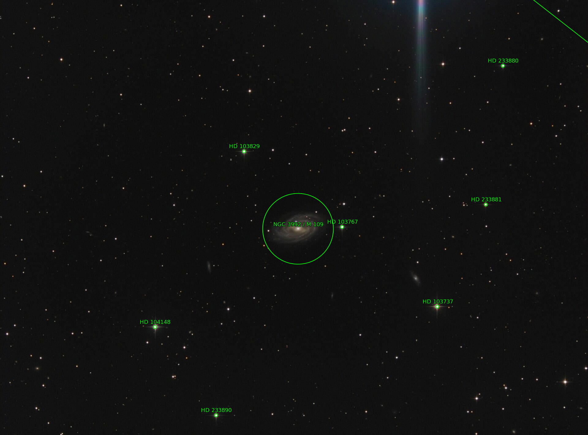 Sternkarten-Overlay (Astrometry.net)