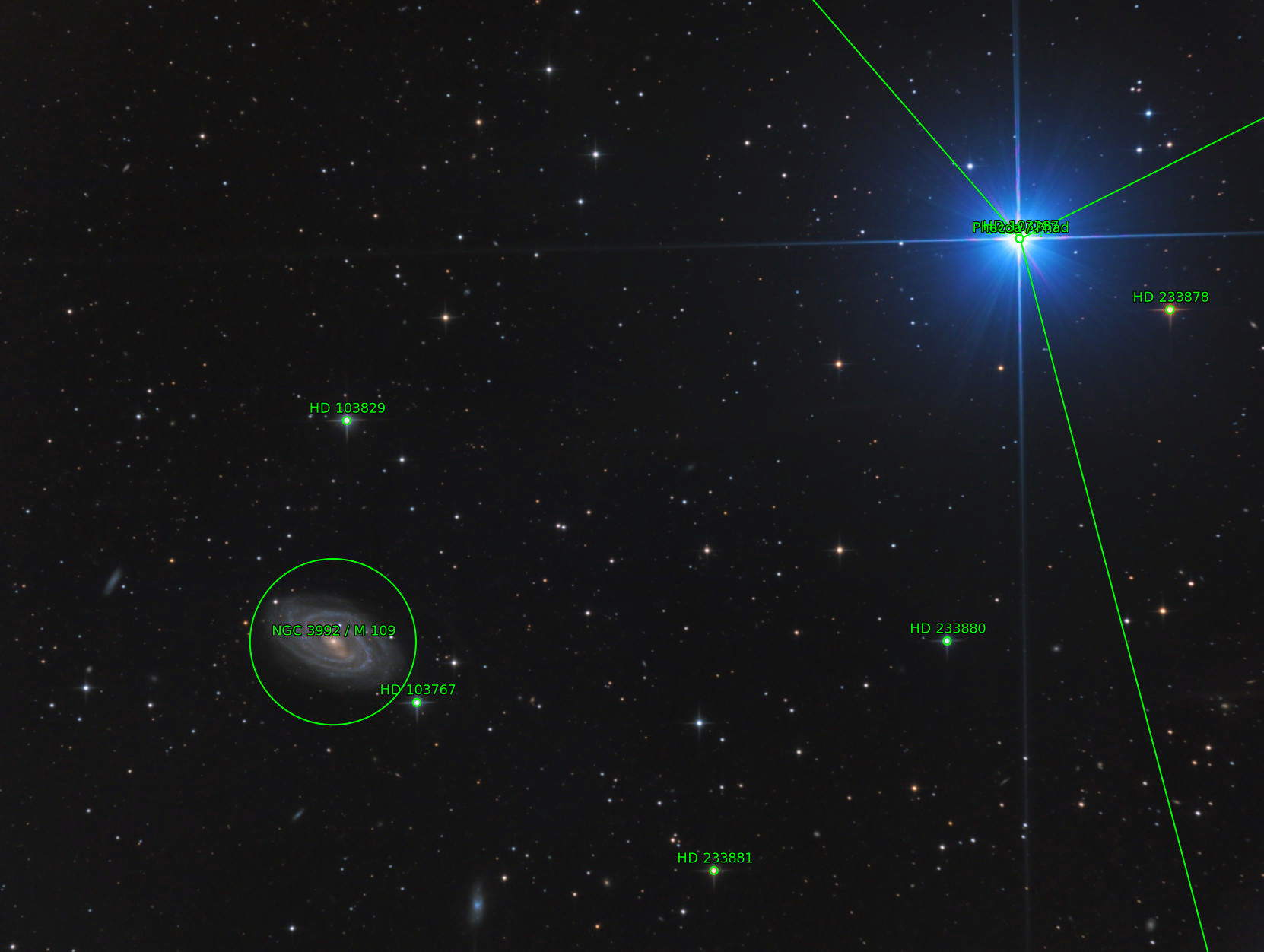 Sternkarten-Overlay (Astrometry.net)