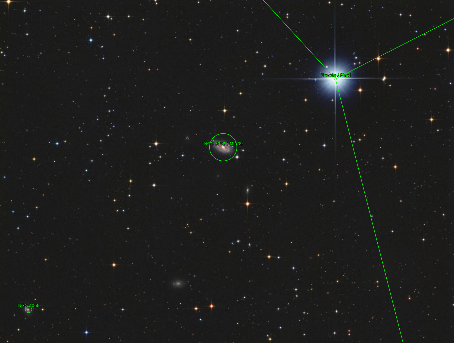 Sternkarten-Overlay (Astrometry.net)