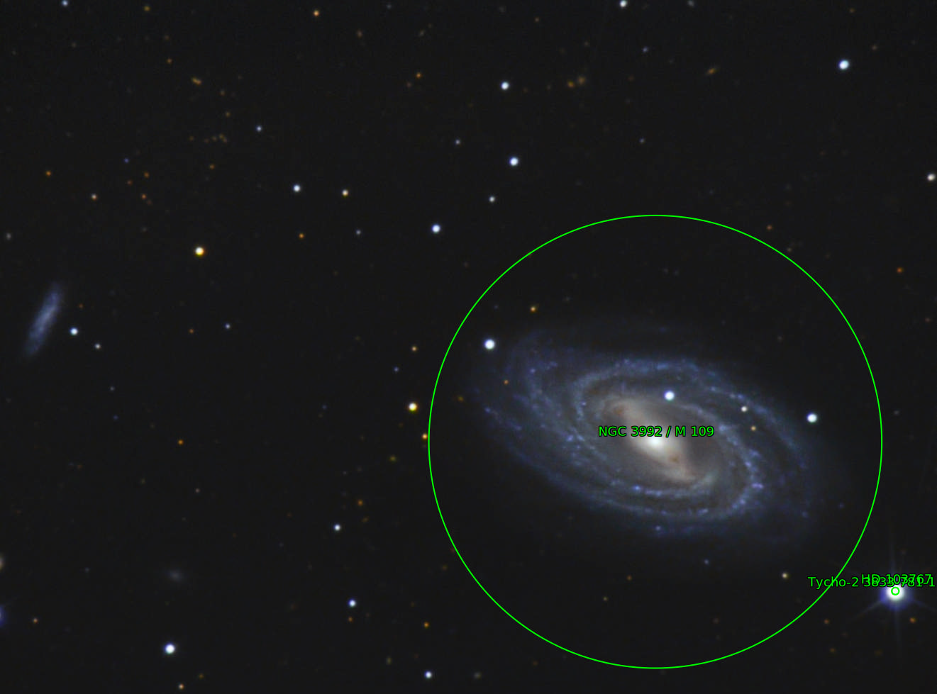 Sternkarten-Overlay (Astrometry.net)