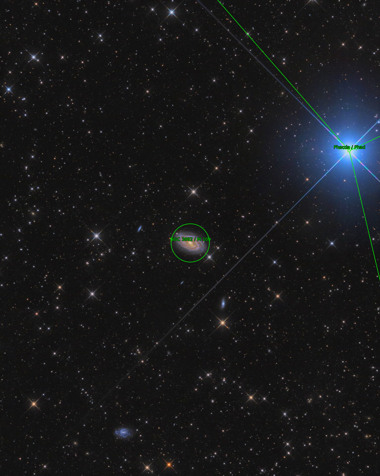 Sternkarten-Overlay (Astrometry.net)