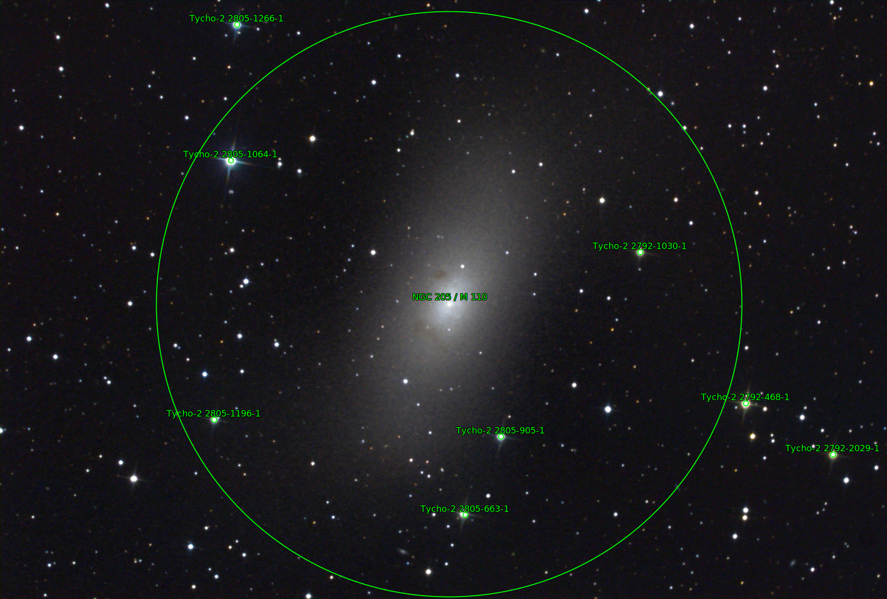 Sternkarten-Overlay (Astrometry.net)