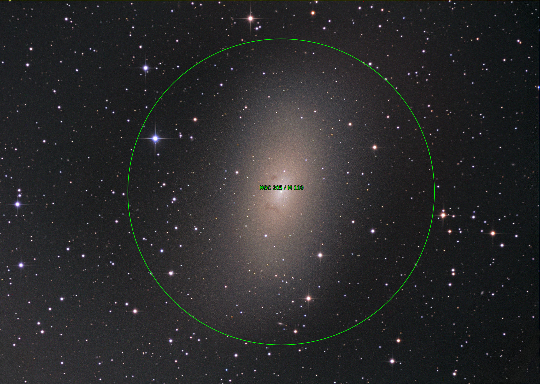 Sternkarten-Overlay (Astrometry.net)