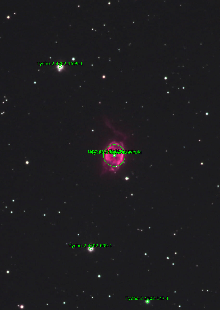 Sternkarten-Overlay (Astrometry.net)